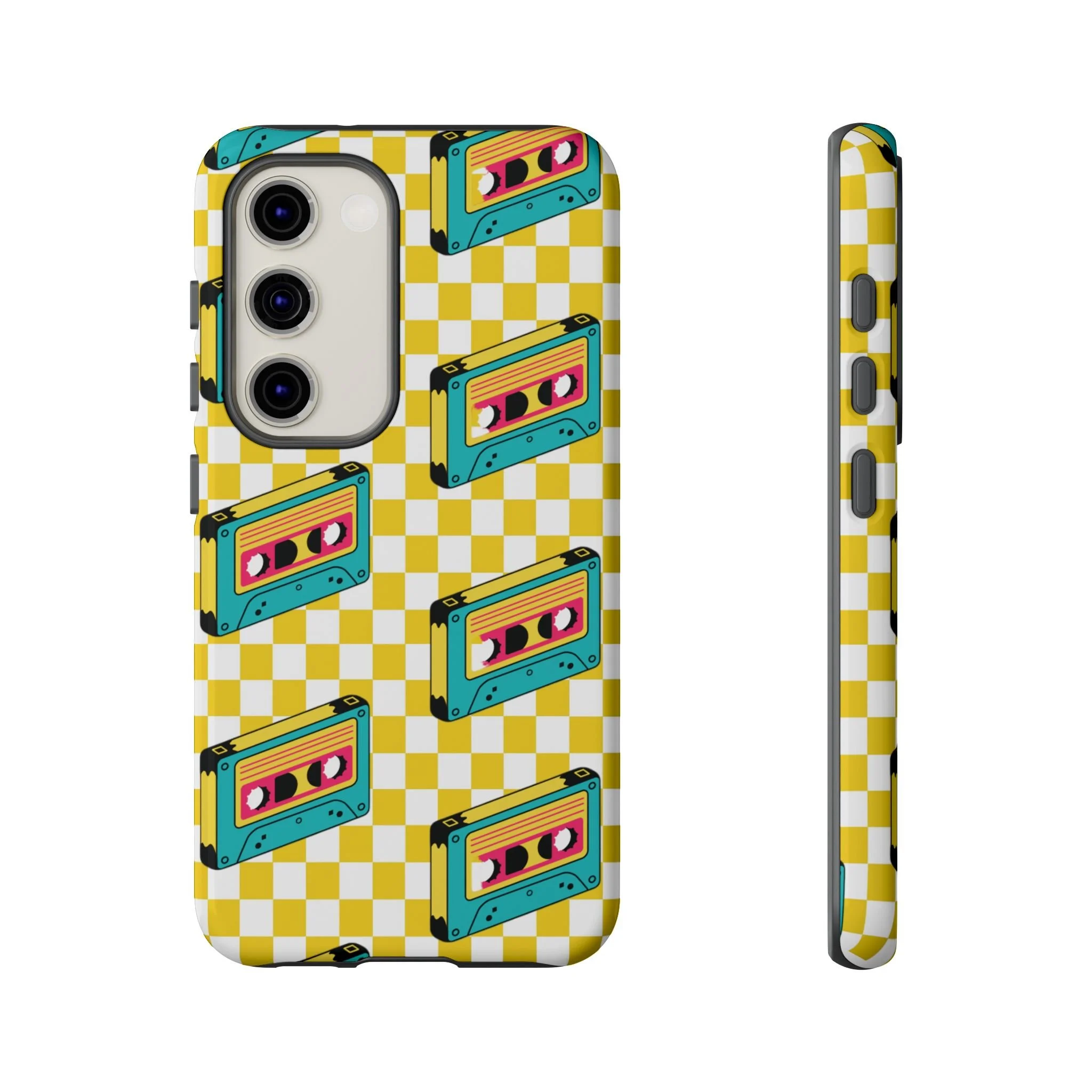 Retro Cassette Tape Phone Case - Tough and Stylish