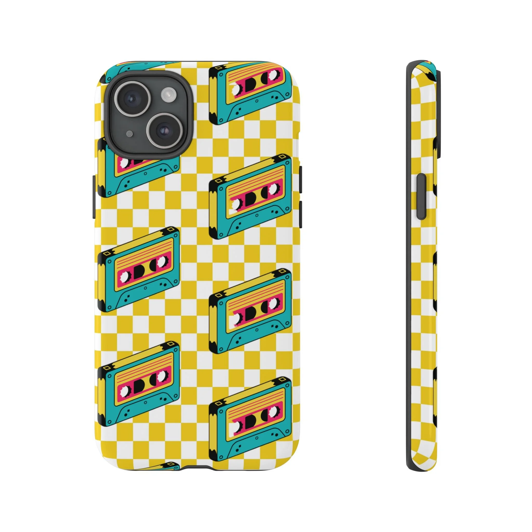 Retro Cassette Tape Phone Case - Tough and Stylish