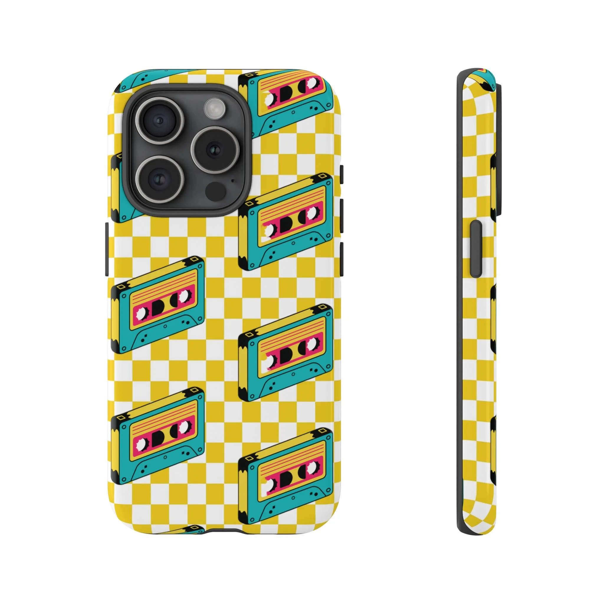 Retro Cassette Tape Phone Case - Tough and Stylish