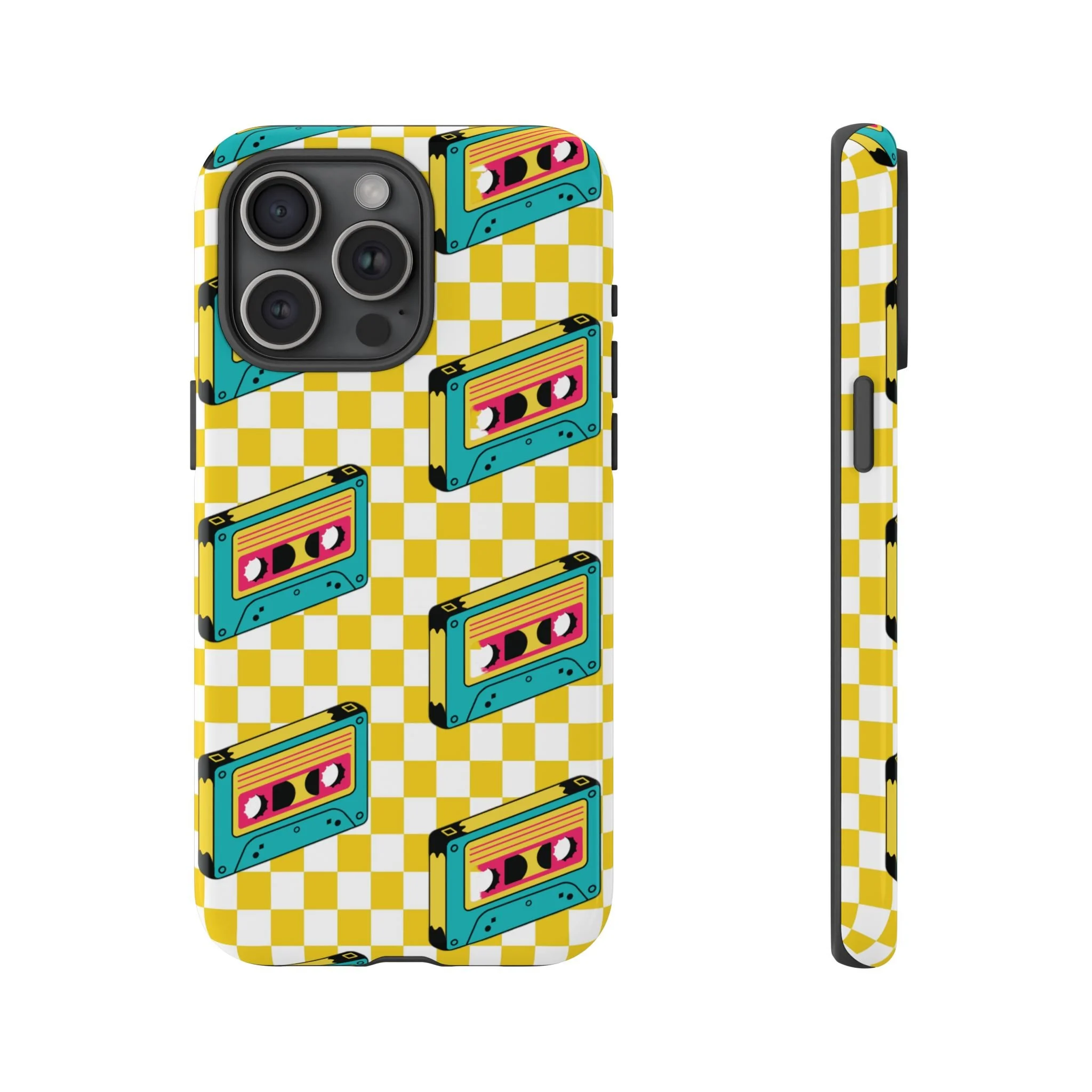 Retro Cassette Tape Phone Case - Tough and Stylish