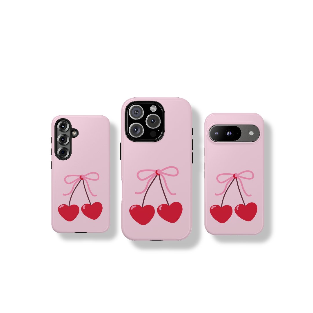 Cherry Heart | Cute Tough Phone Cases