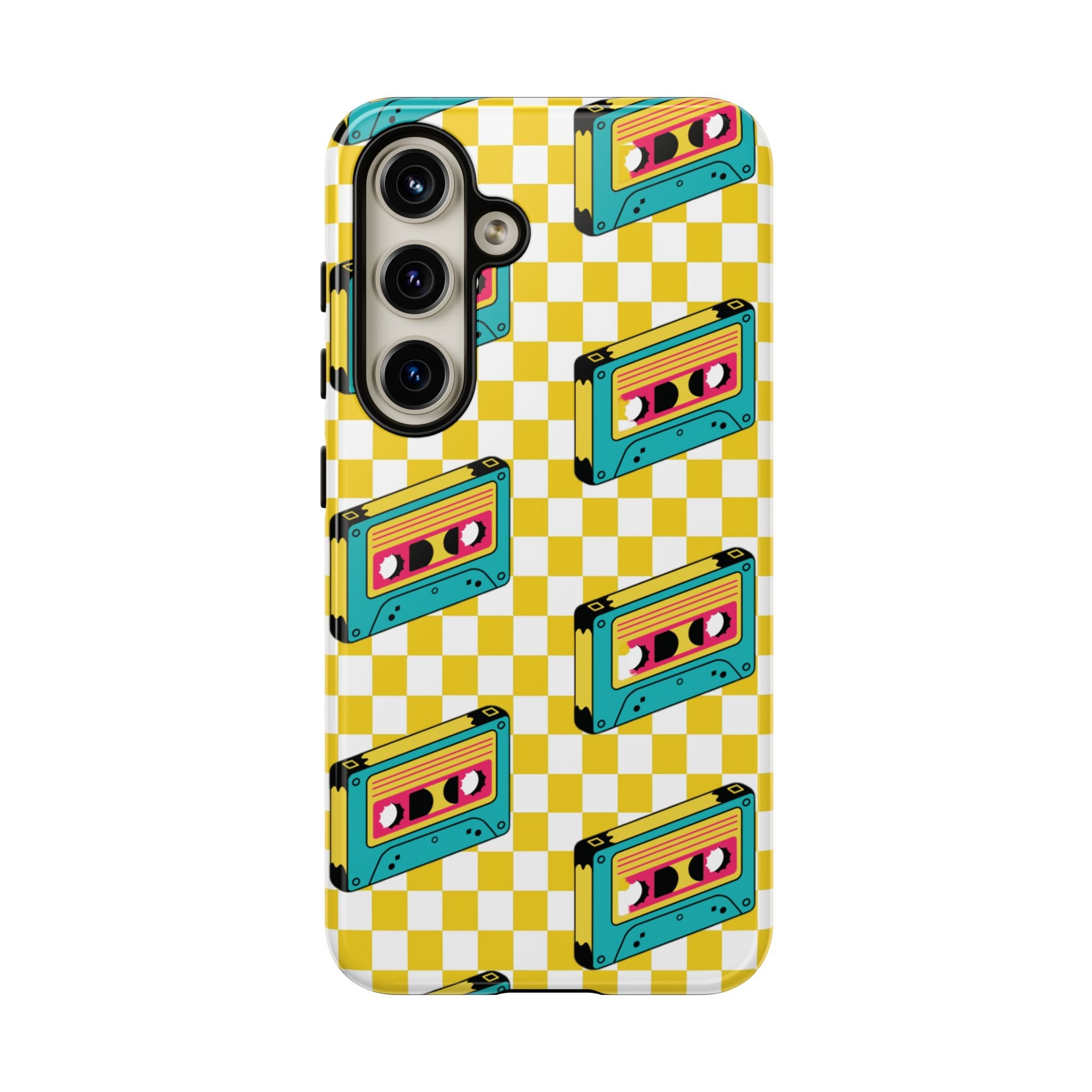 Retro Cassette Tape Phone Case - Tough and Stylish