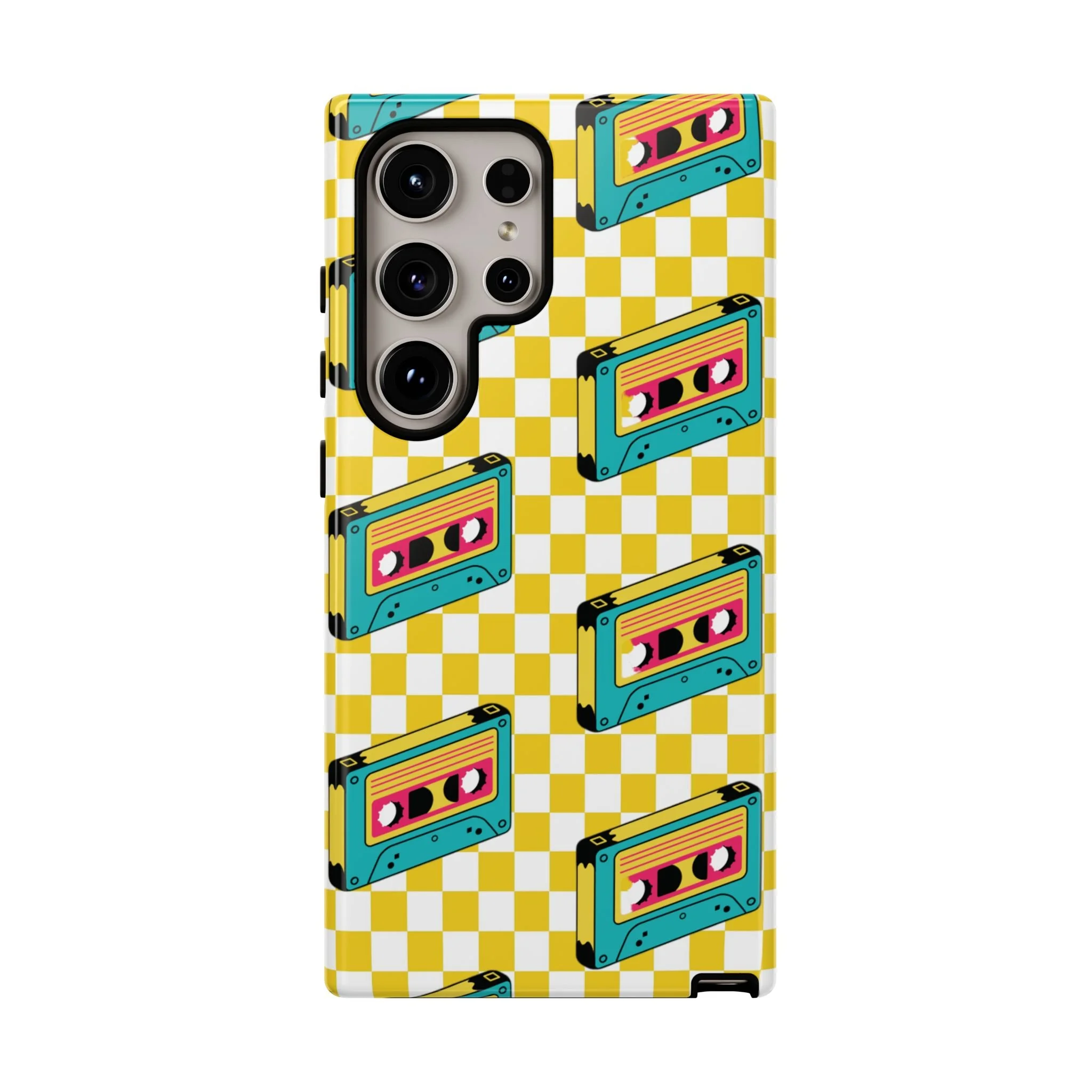 Retro Cassette Tape Phone Case - Tough and Stylish