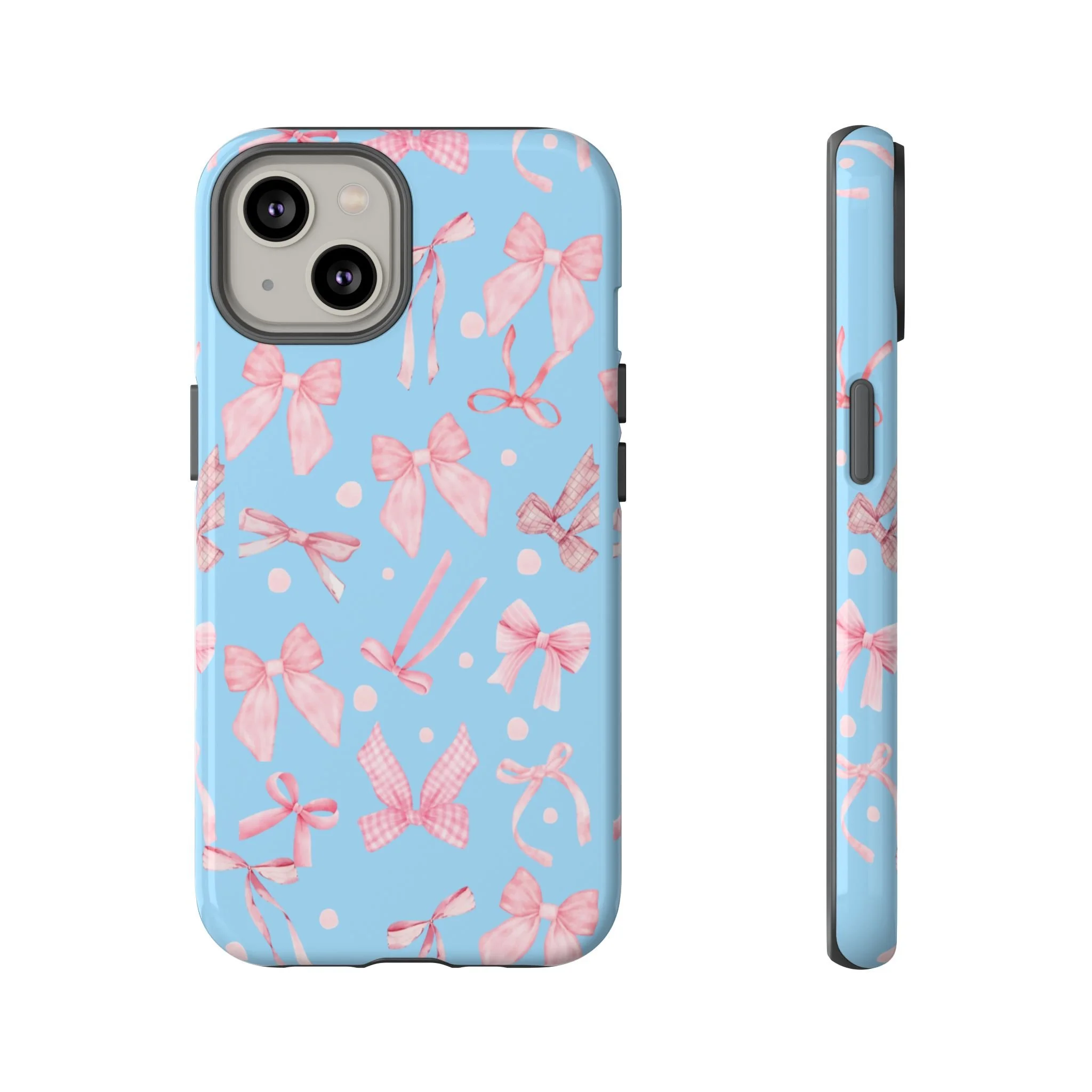 SkyBlue Bows | Tough Phone Case