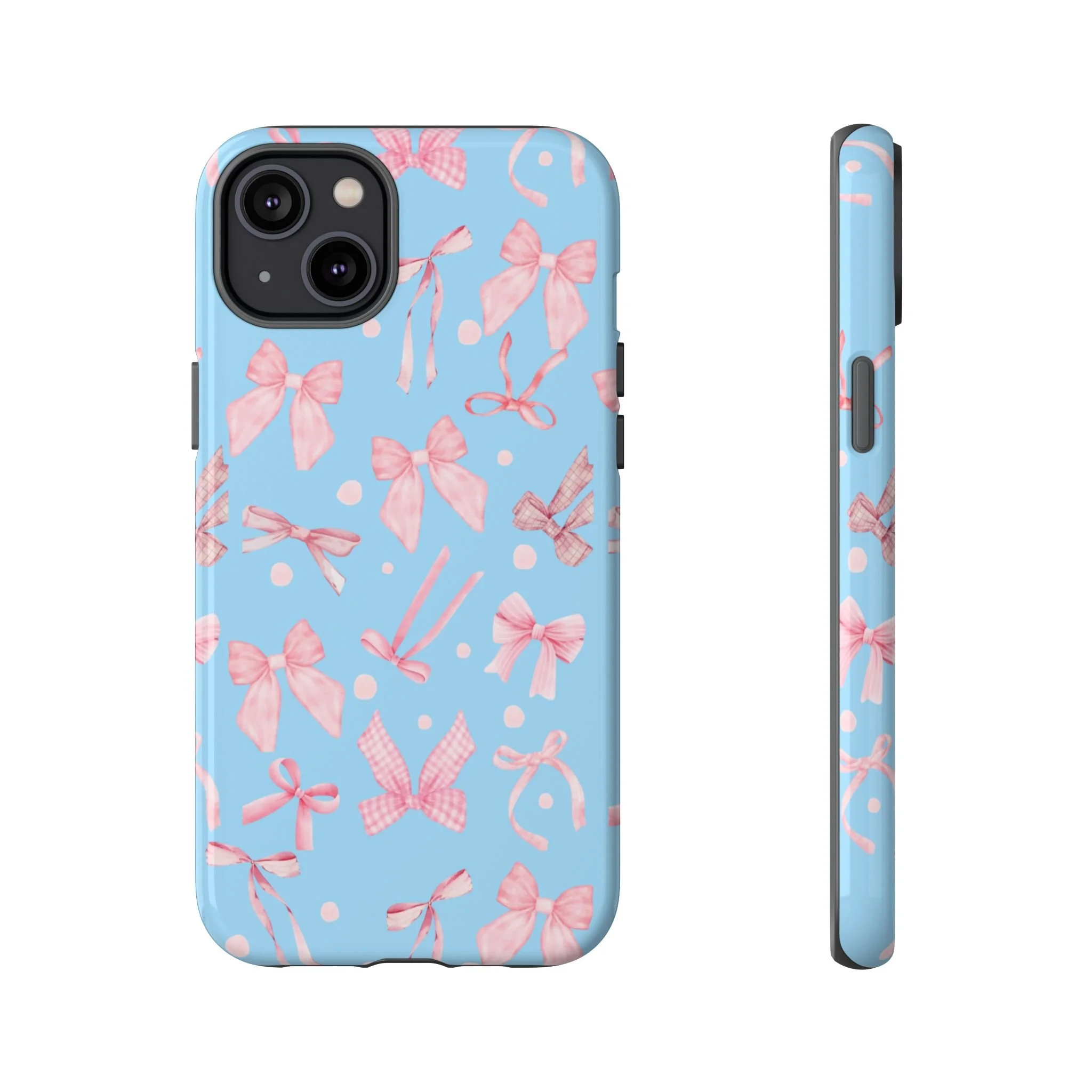 SkyBlue Bows | Tough Phone Case