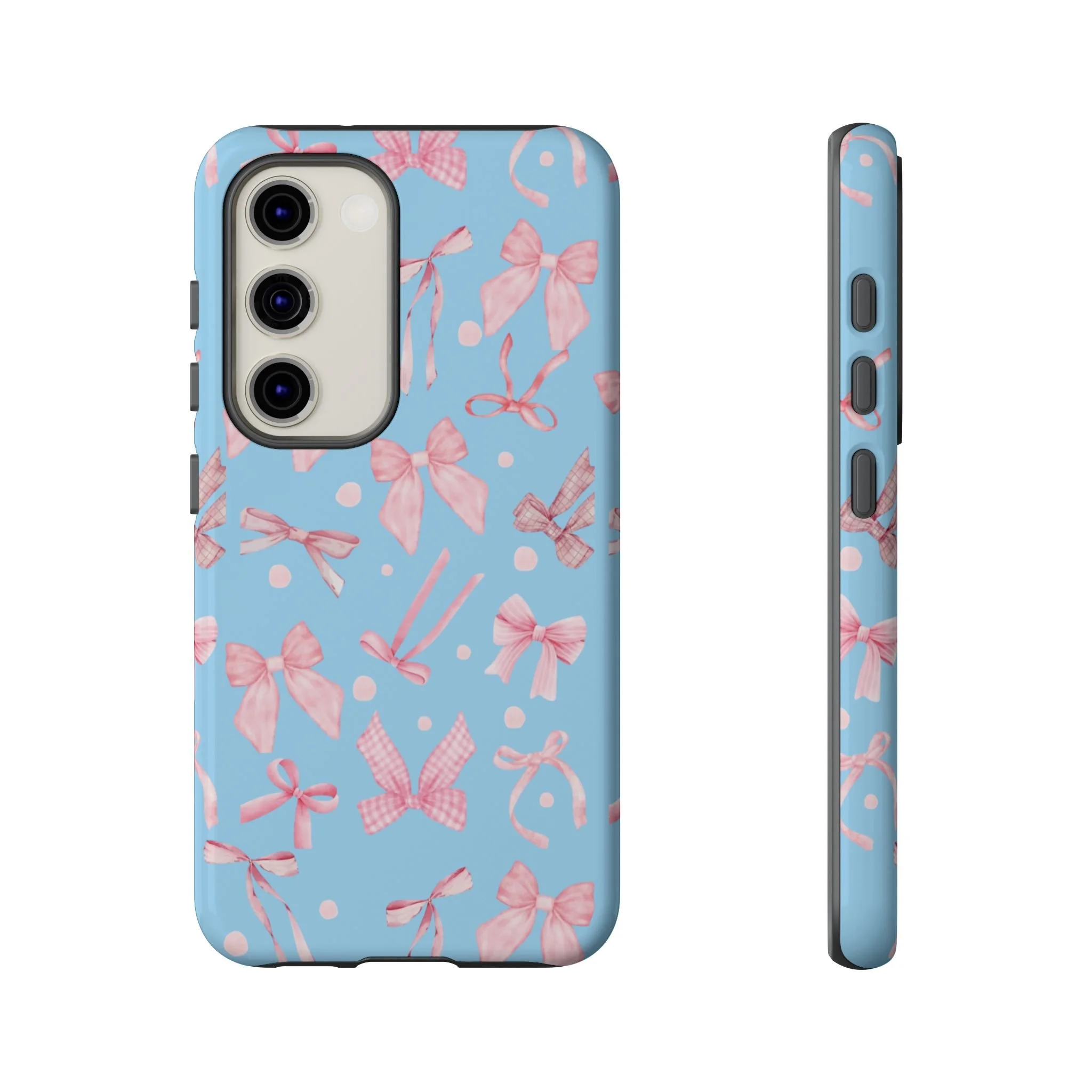 SkyBlue Bows | Tough Phone Case