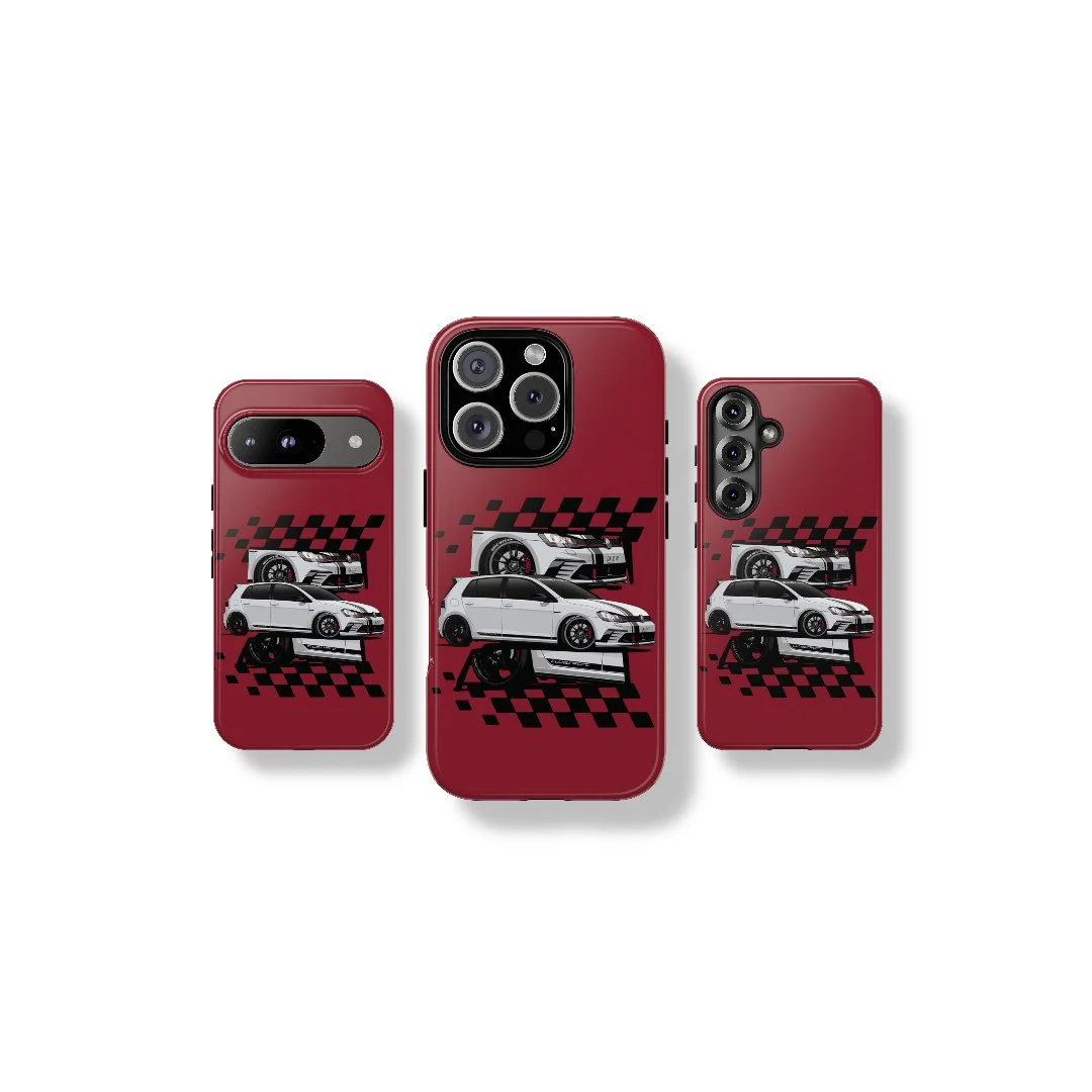 GTI Racing Inspired | Tough Phone Case for Car Enthusiasts