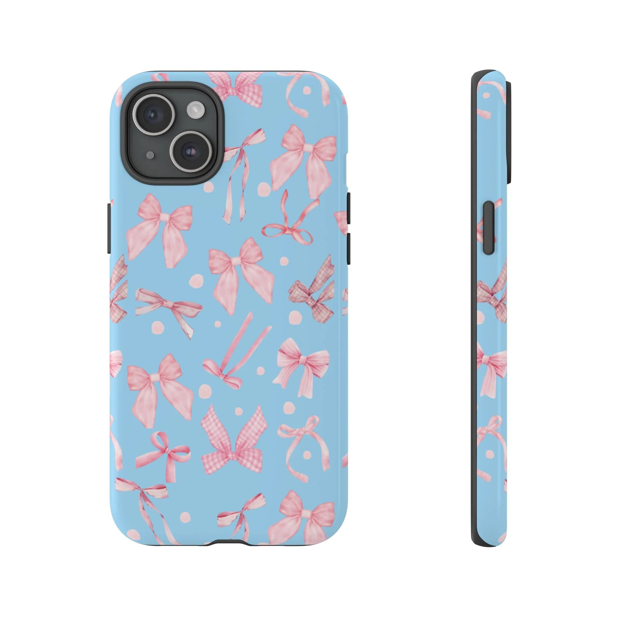 SkyBlue Bows | Tough Phone Case