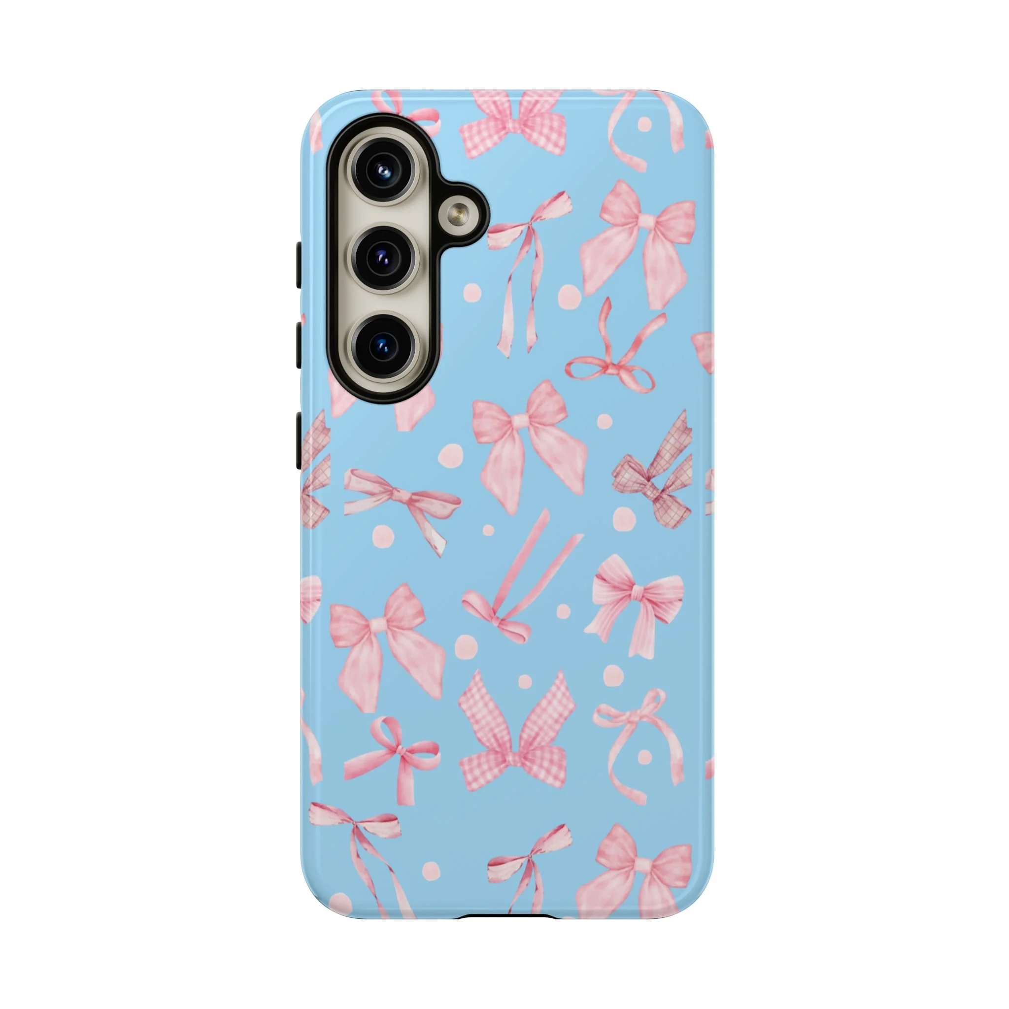 SkyBlue Bows | Tough Phone Case