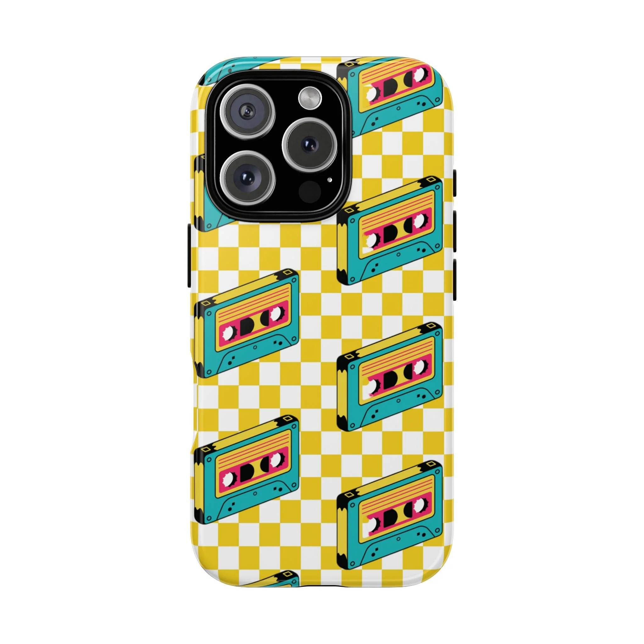 Retro Cassette Tape Phone Case - Tough and Stylish