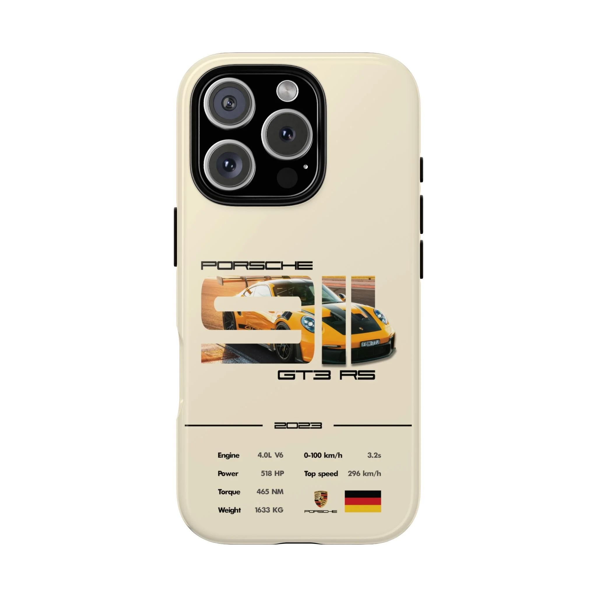 Porsche GT3 RS Tough Case - Car Enthusiast Phone Cover