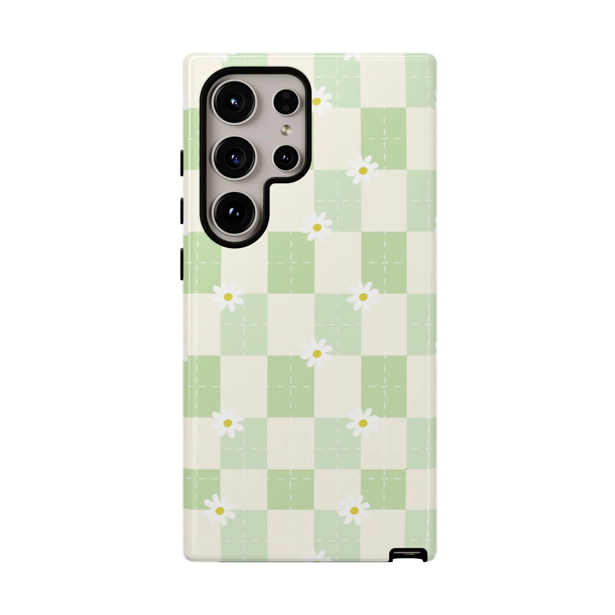 Pastel Daisy Checkered Pattern | Tough Phone Case