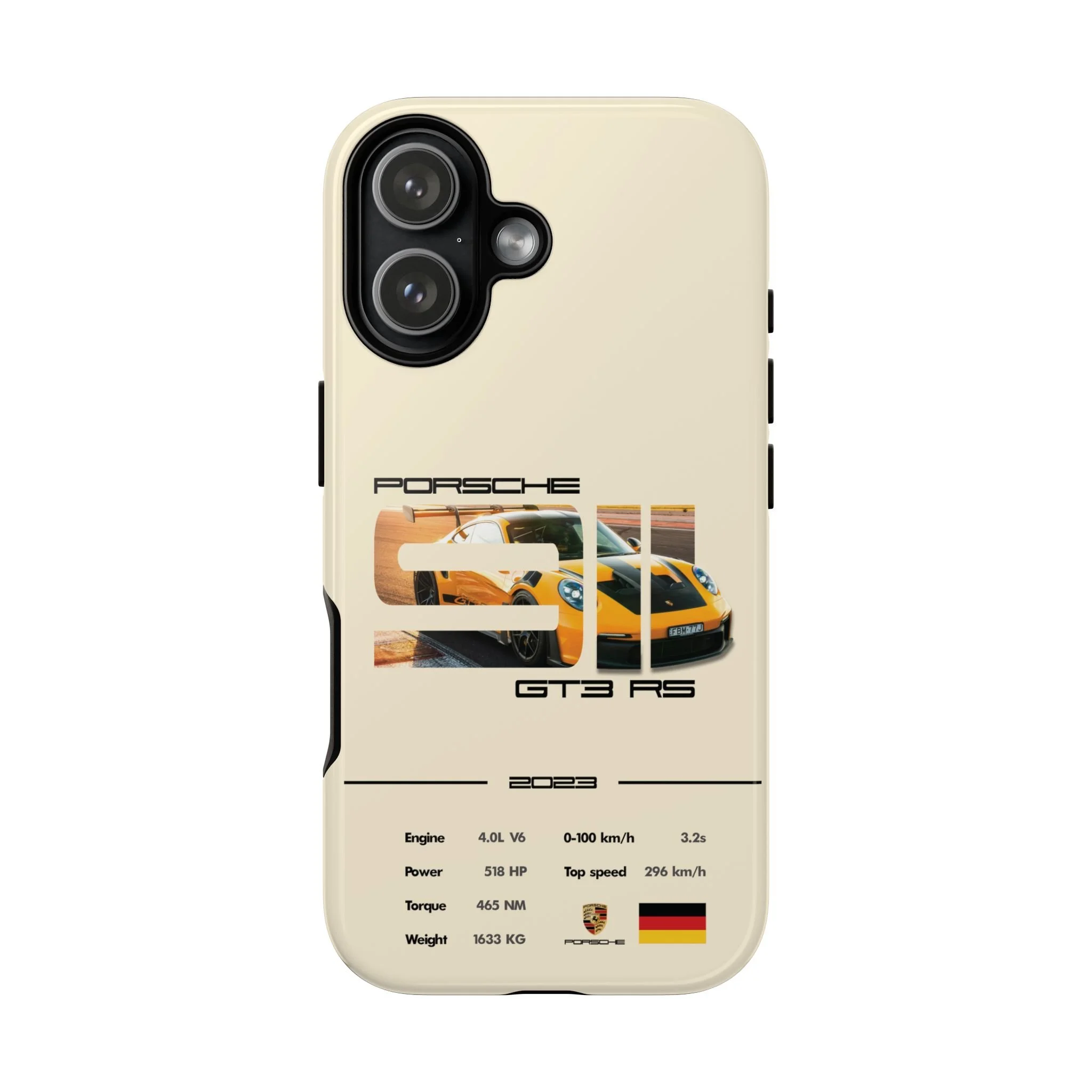 Porsche GT3 RS Tough Case - Car Enthusiast Phone Cover