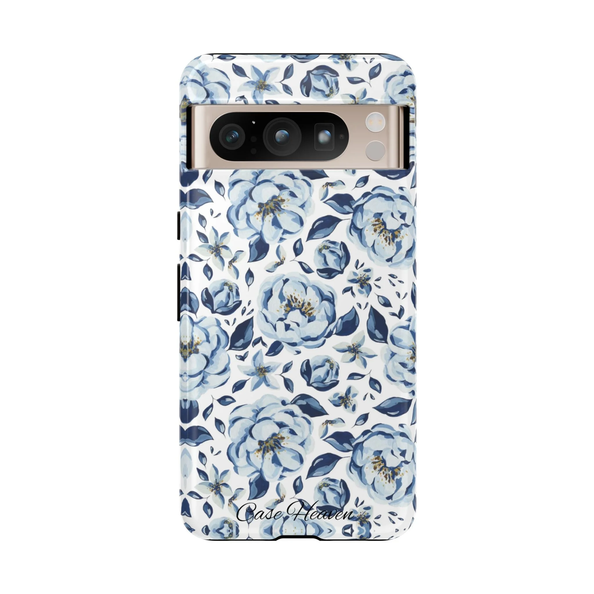 Elegant Blue Peony | Tough Phone Case