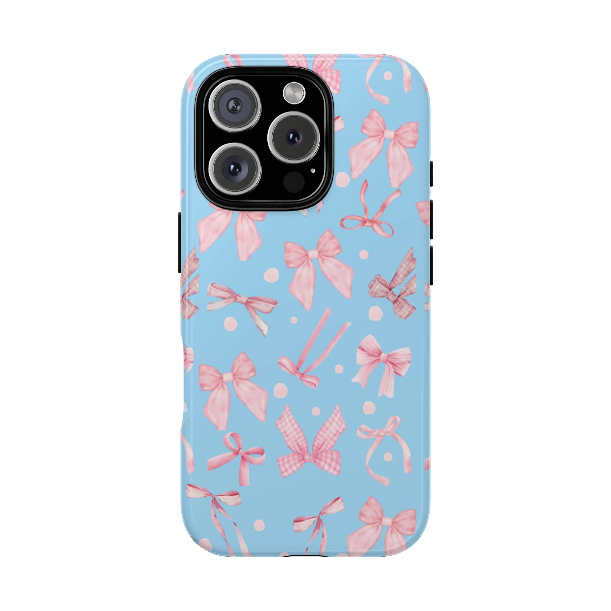 SkyBlue Bows | Tough Phone Case