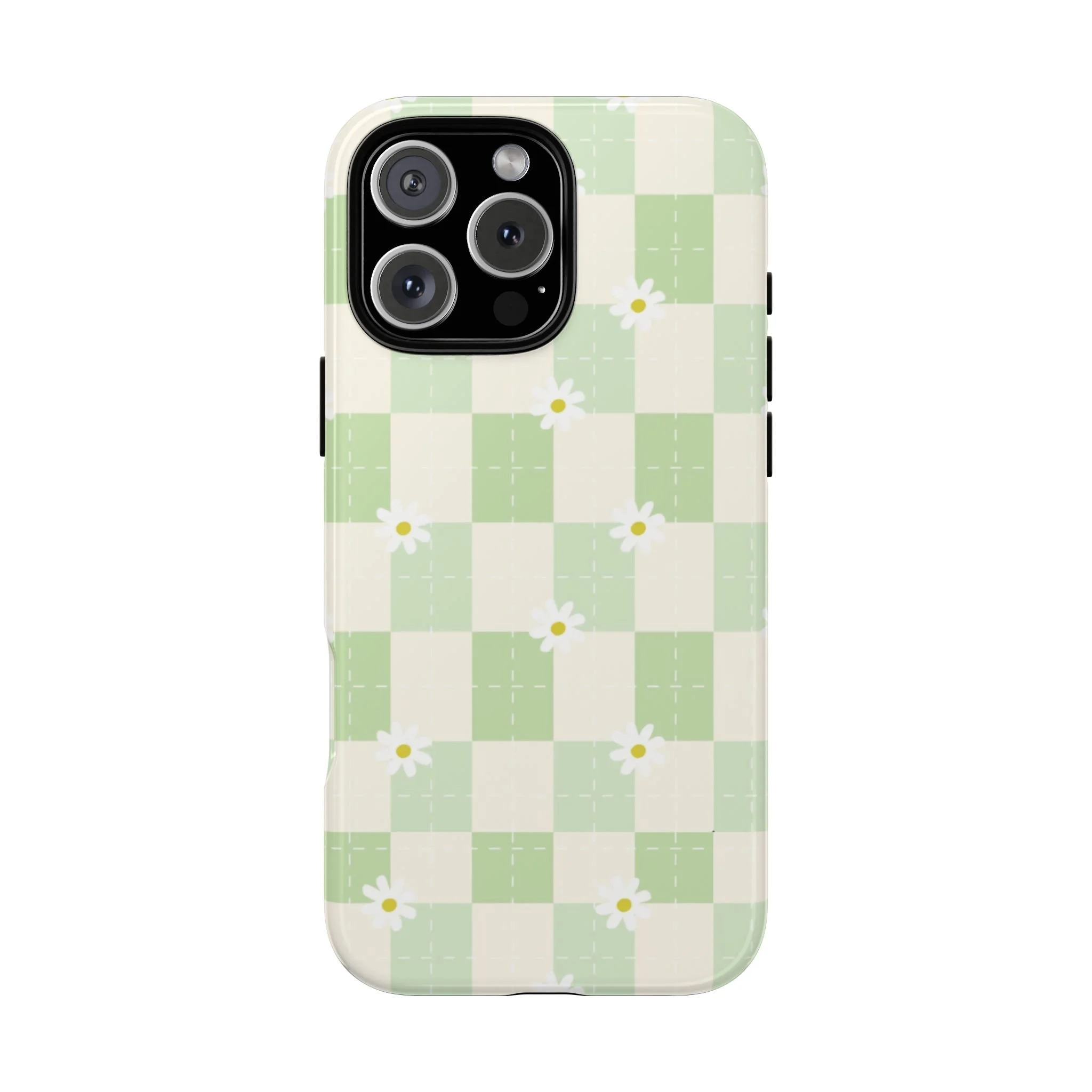 Pastel Daisy Checkered Pattern | Tough Phone Case