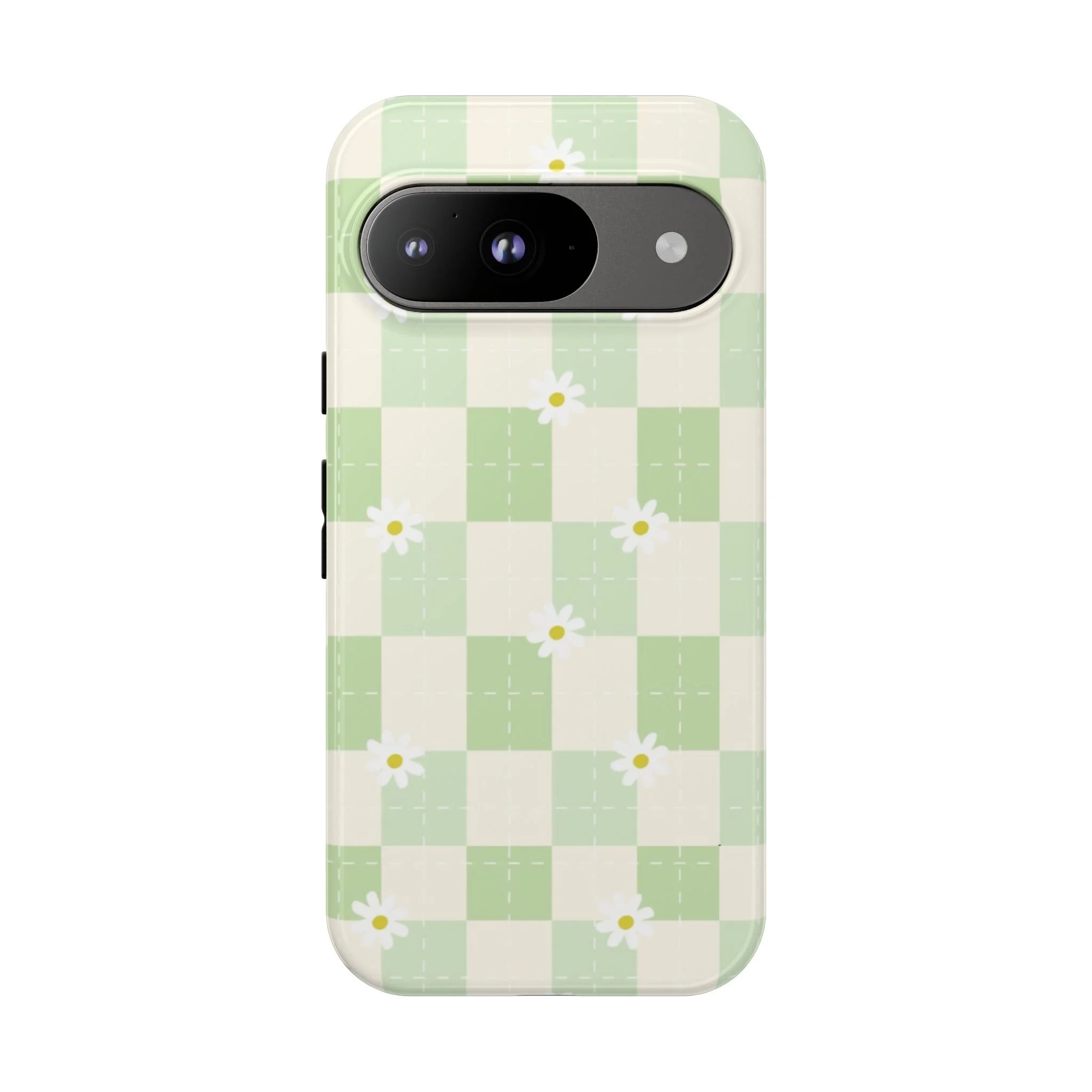 Pastel Daisy Checkered Pattern | Tough Phone Case