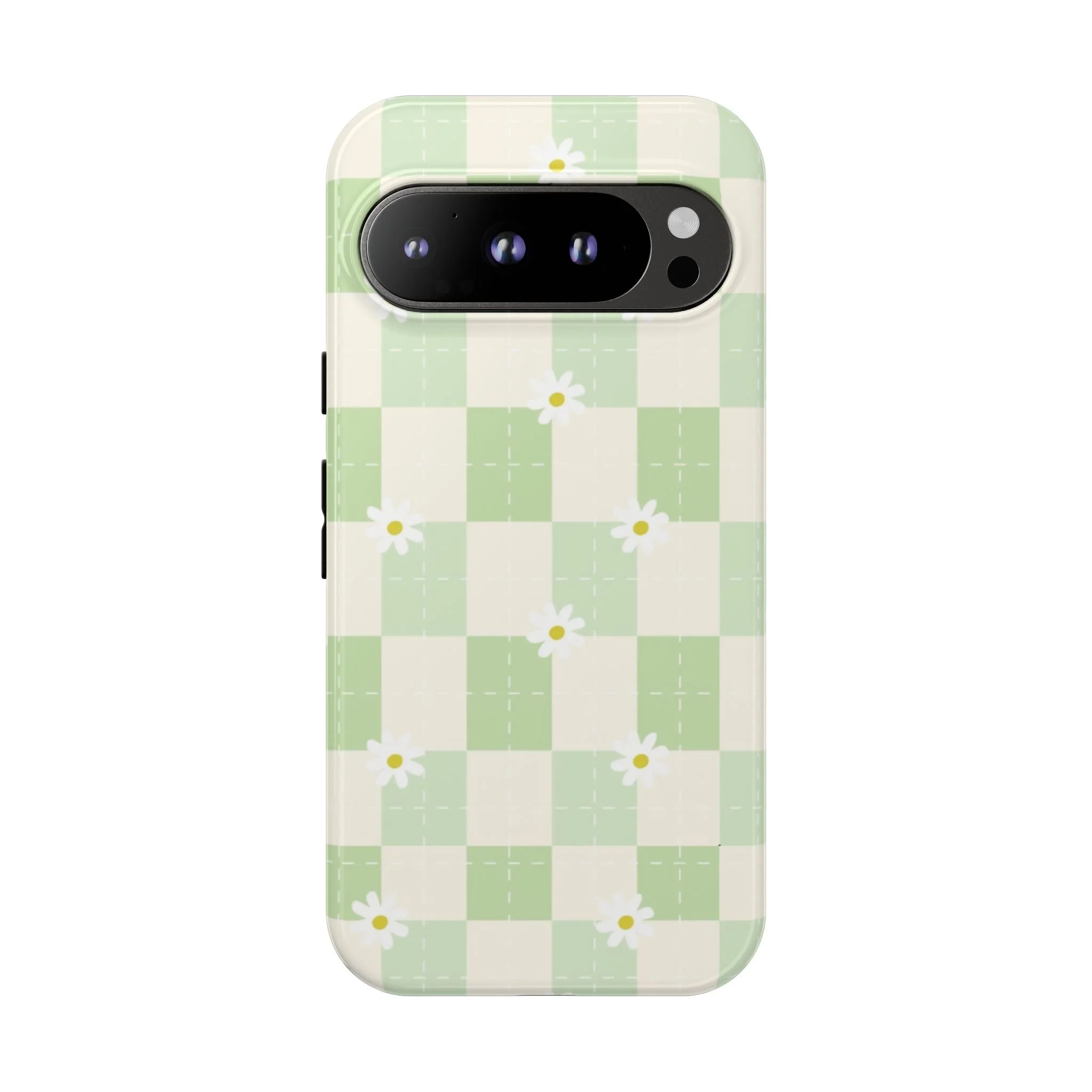 Pastel Daisy Checkered Pattern | Tough Phone Case