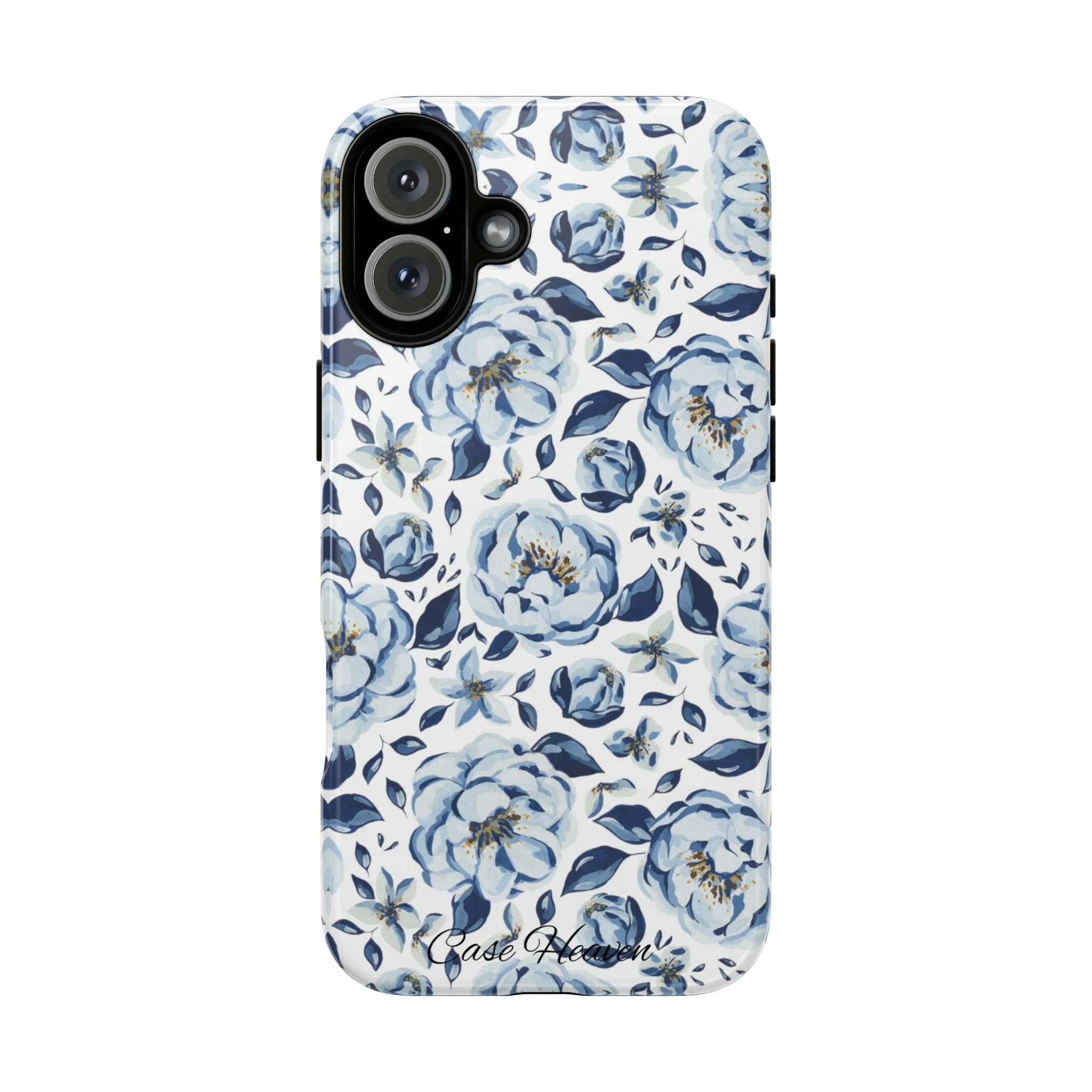 Elegant Blue Peony | Tough Phone Case