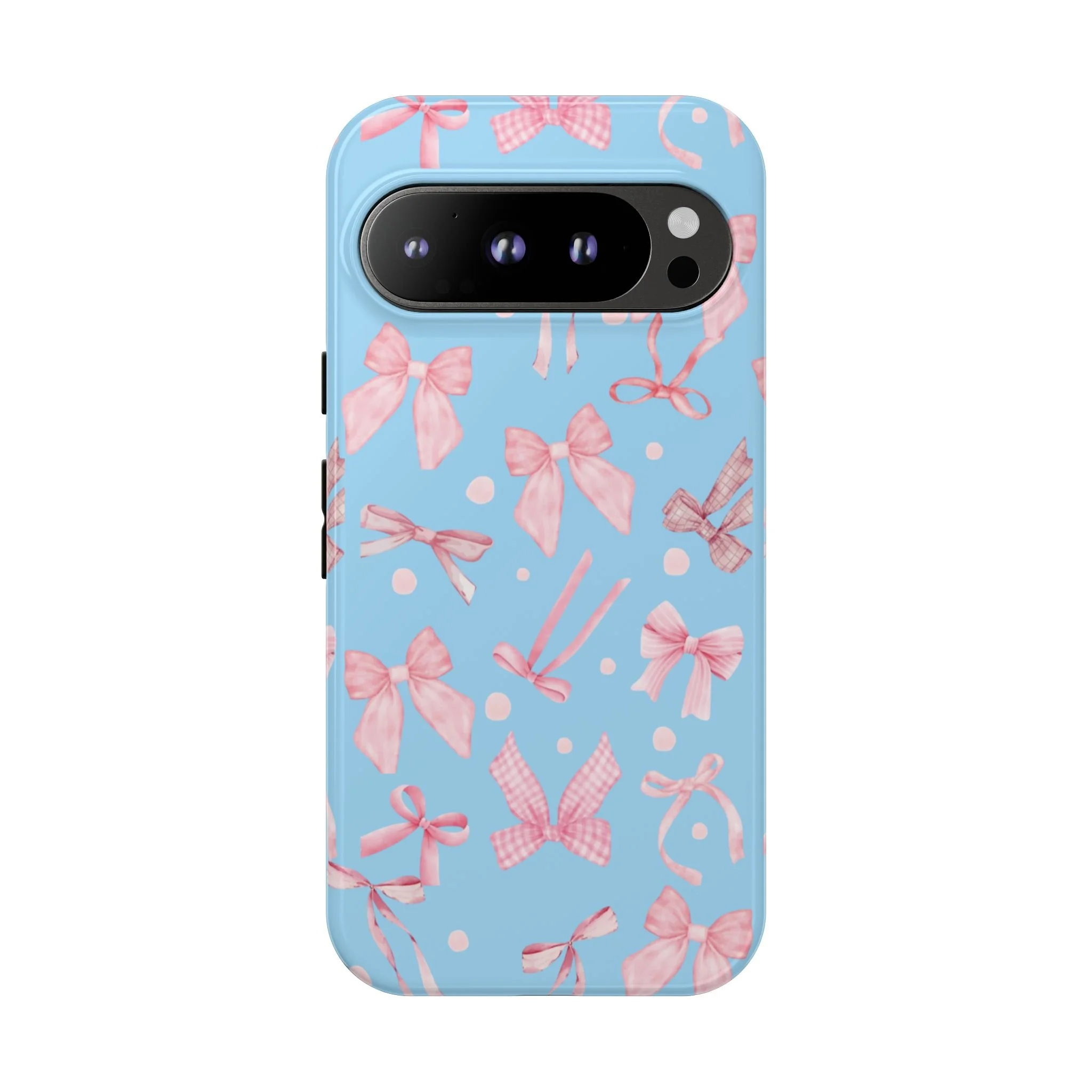 SkyBlue Bows | Tough Phone Case