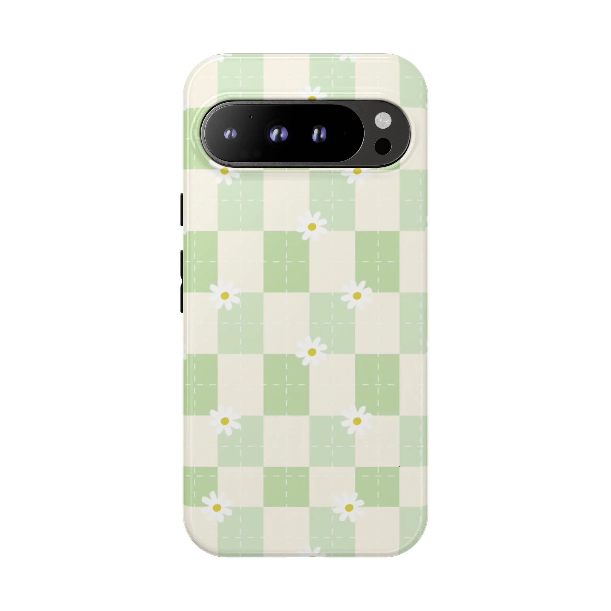Pastel Daisy Checkered Pattern | Tough Phone Case