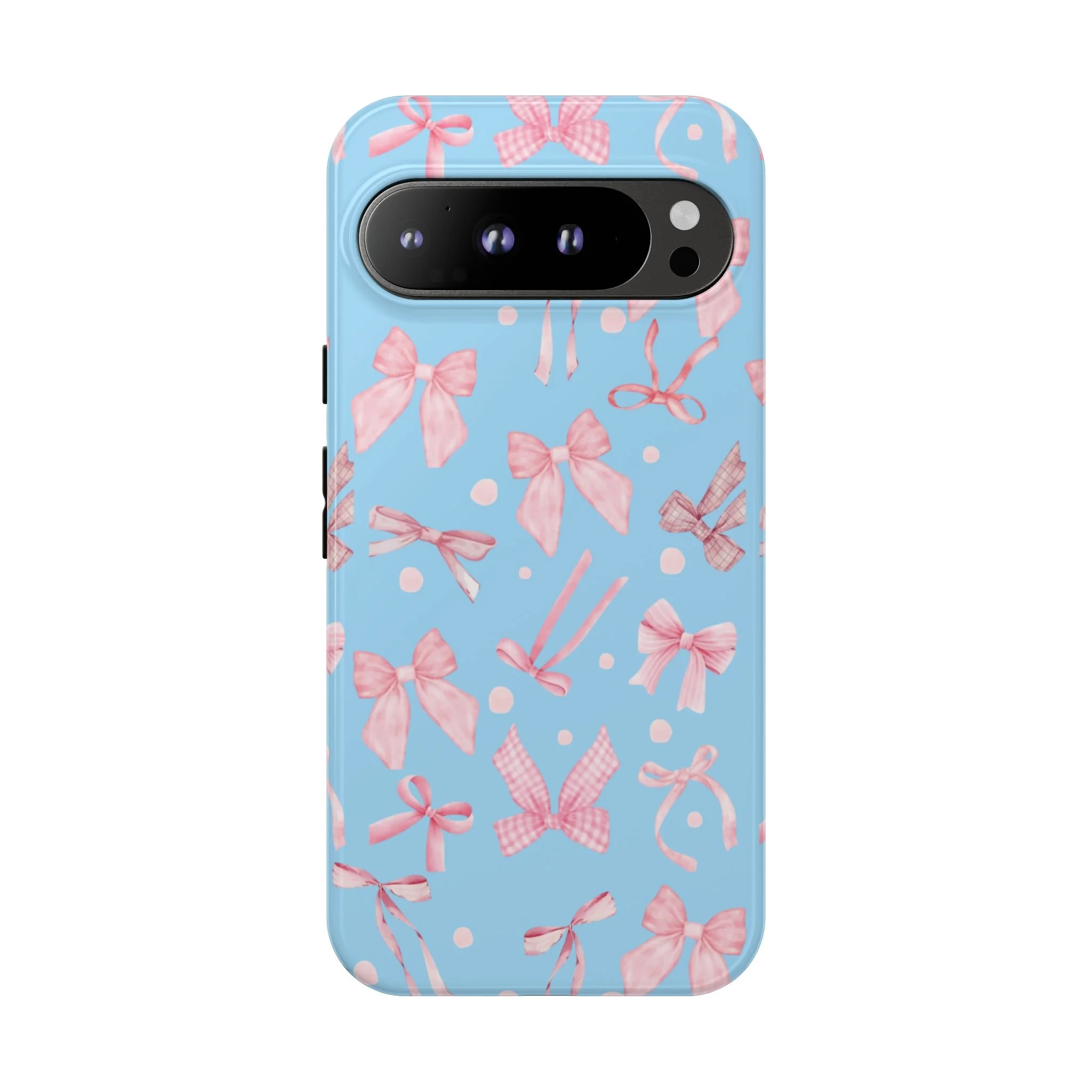 SkyBlue Bows | Tough Phone Case