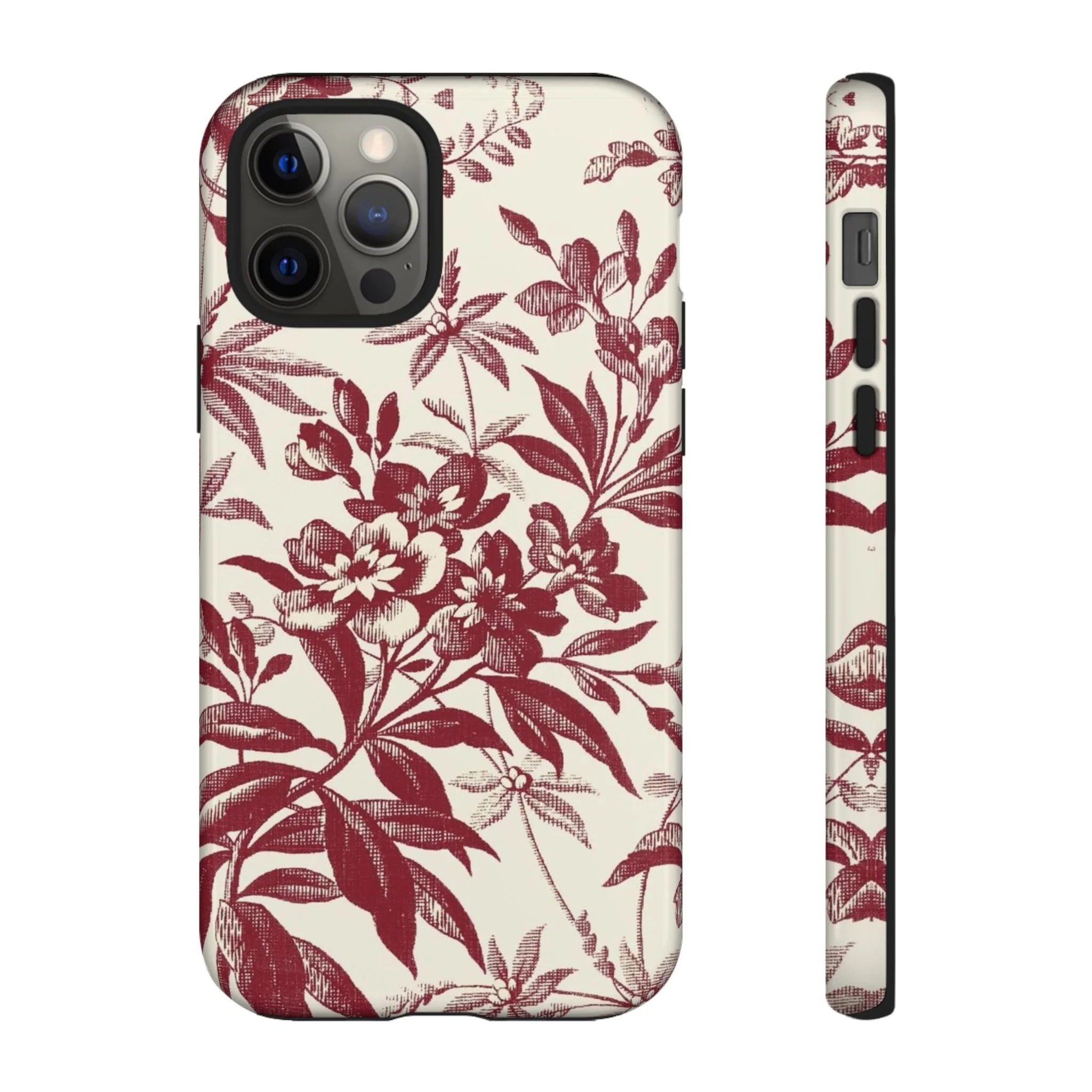 Crimson Bloom Elegance | Tough Phone Case