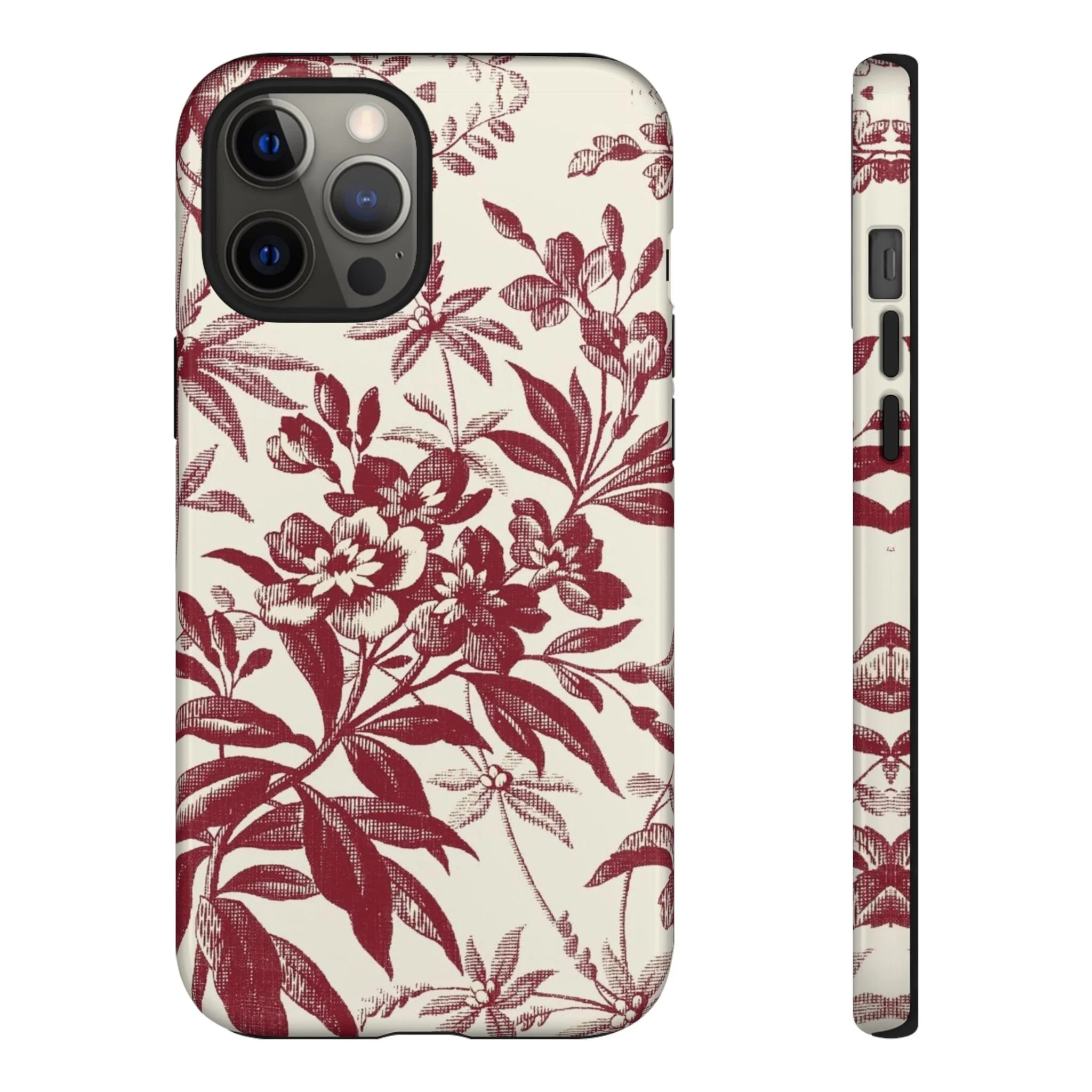 Crimson Bloom Elegance | Tough Phone Case