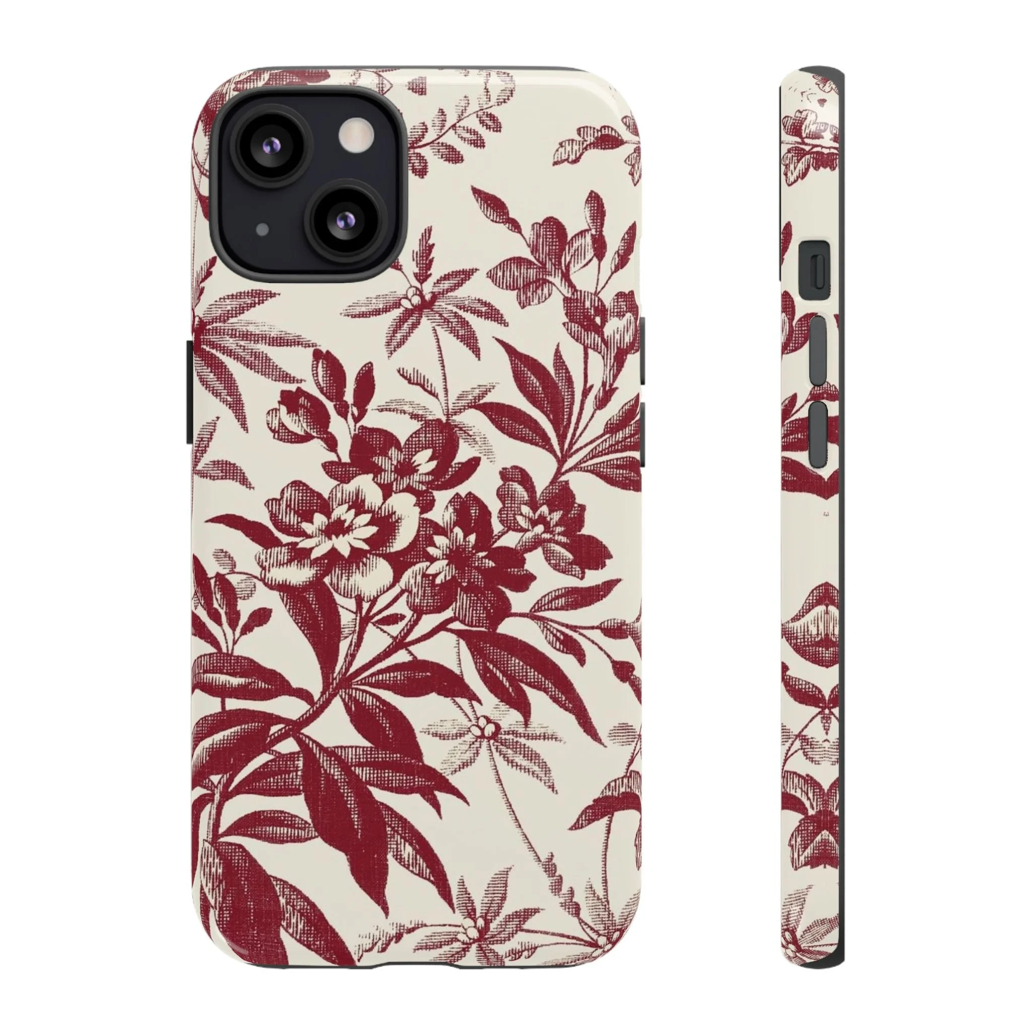 Crimson Bloom Elegance | Tough Phone Case