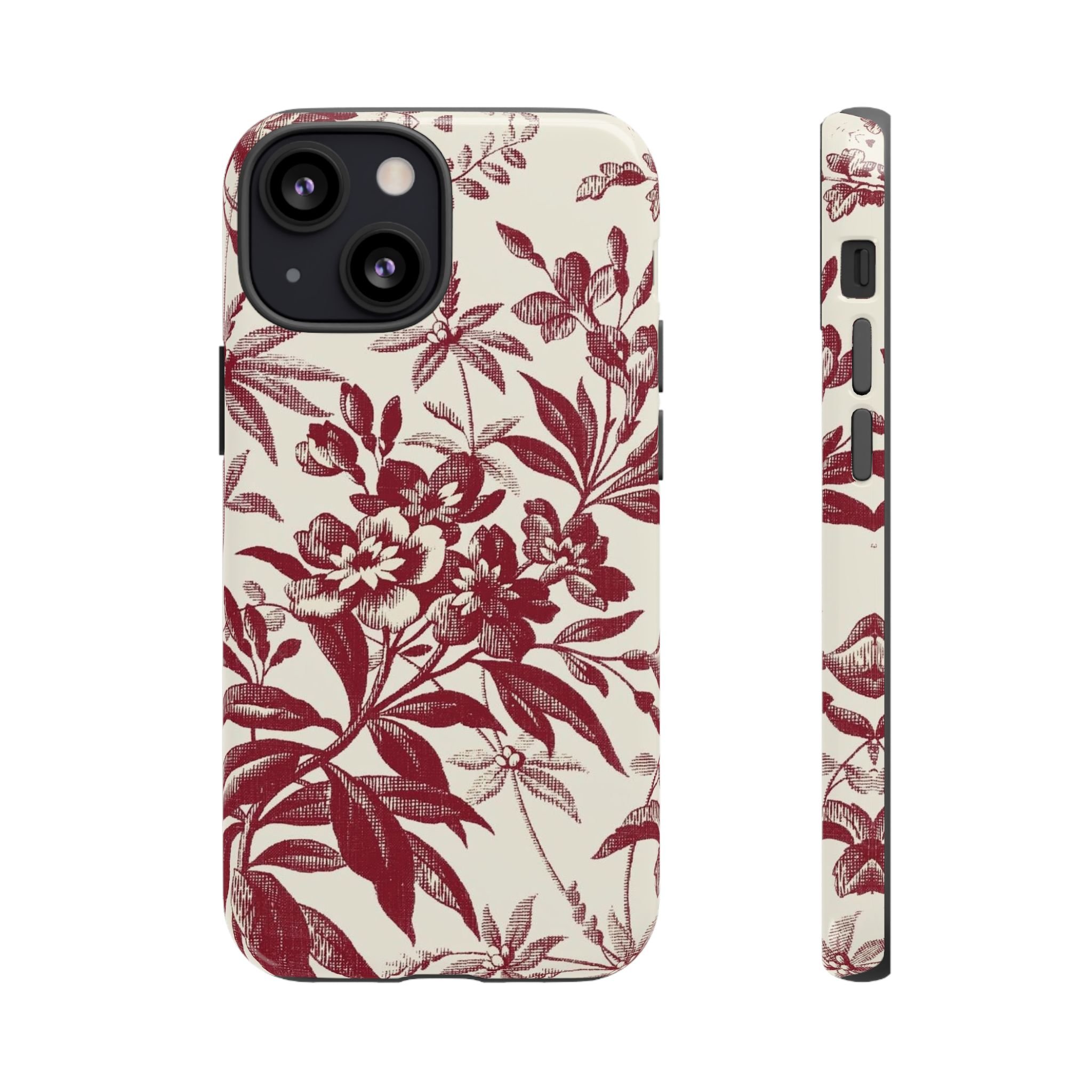 Crimson Bloom Elegance | Tough Phone Case