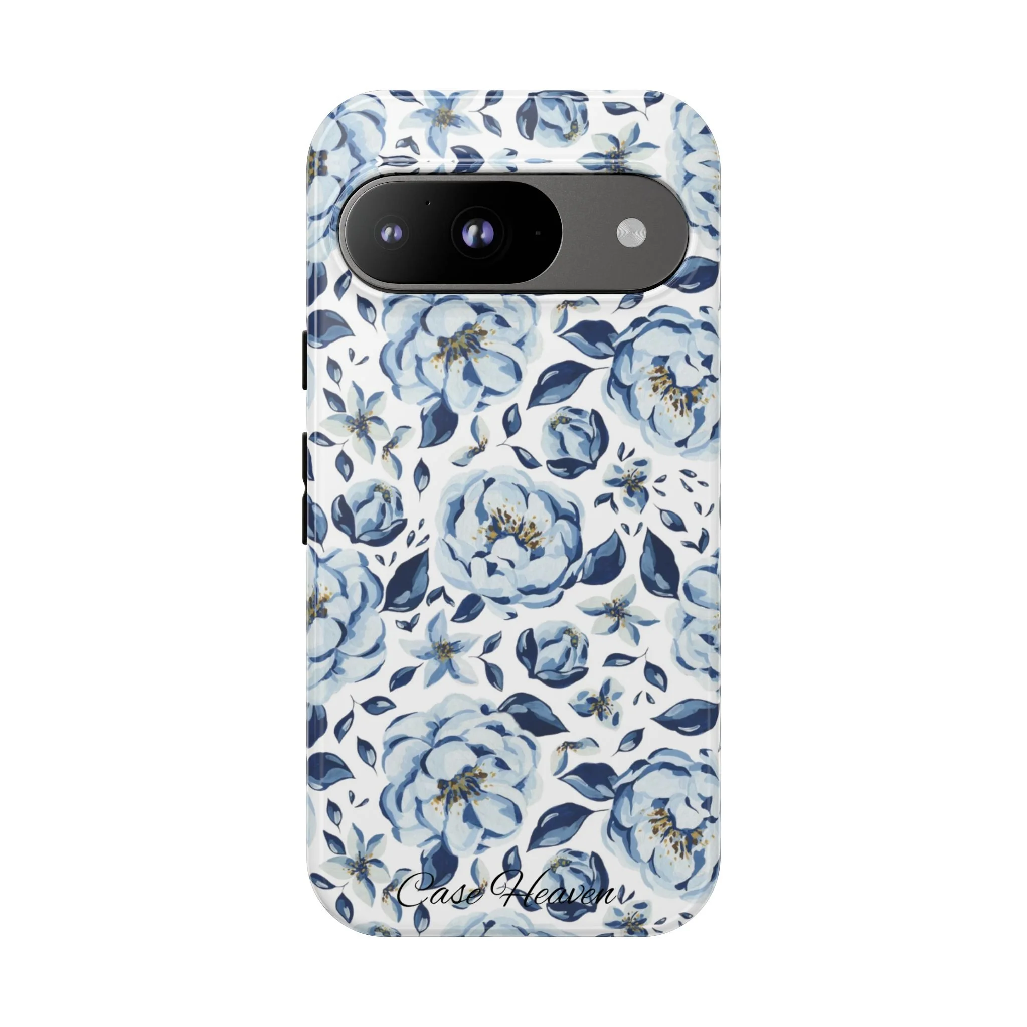 Elegant Blue Peony | Tough Phone Case