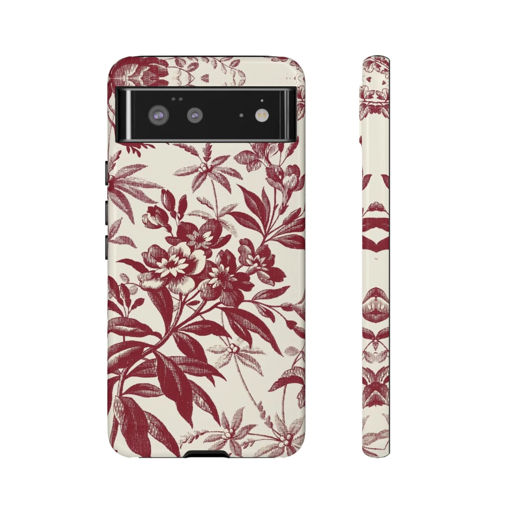 Crimson Bloom Elegance | Tough Phone Case