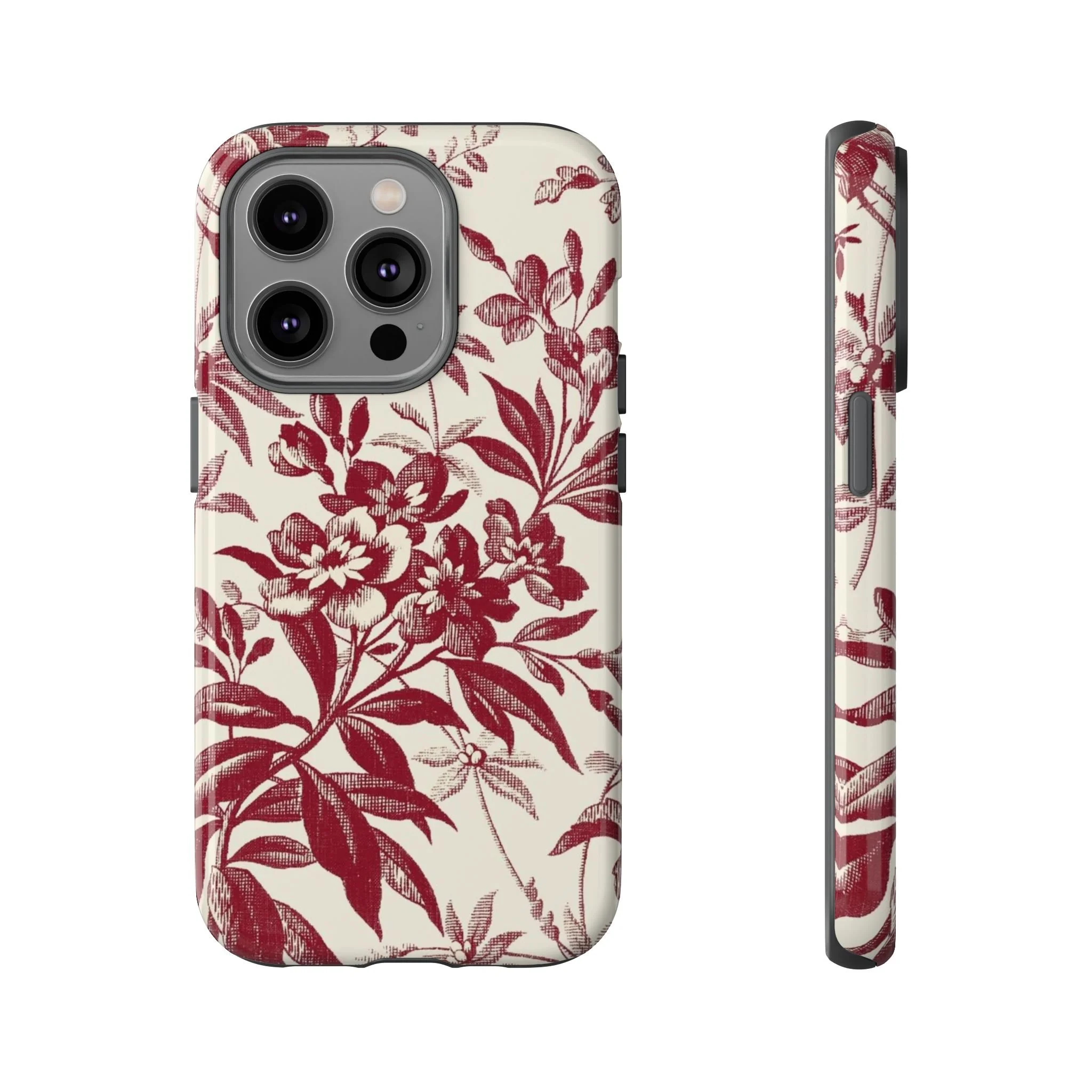 Crimson Bloom Elegance | Tough Phone Case