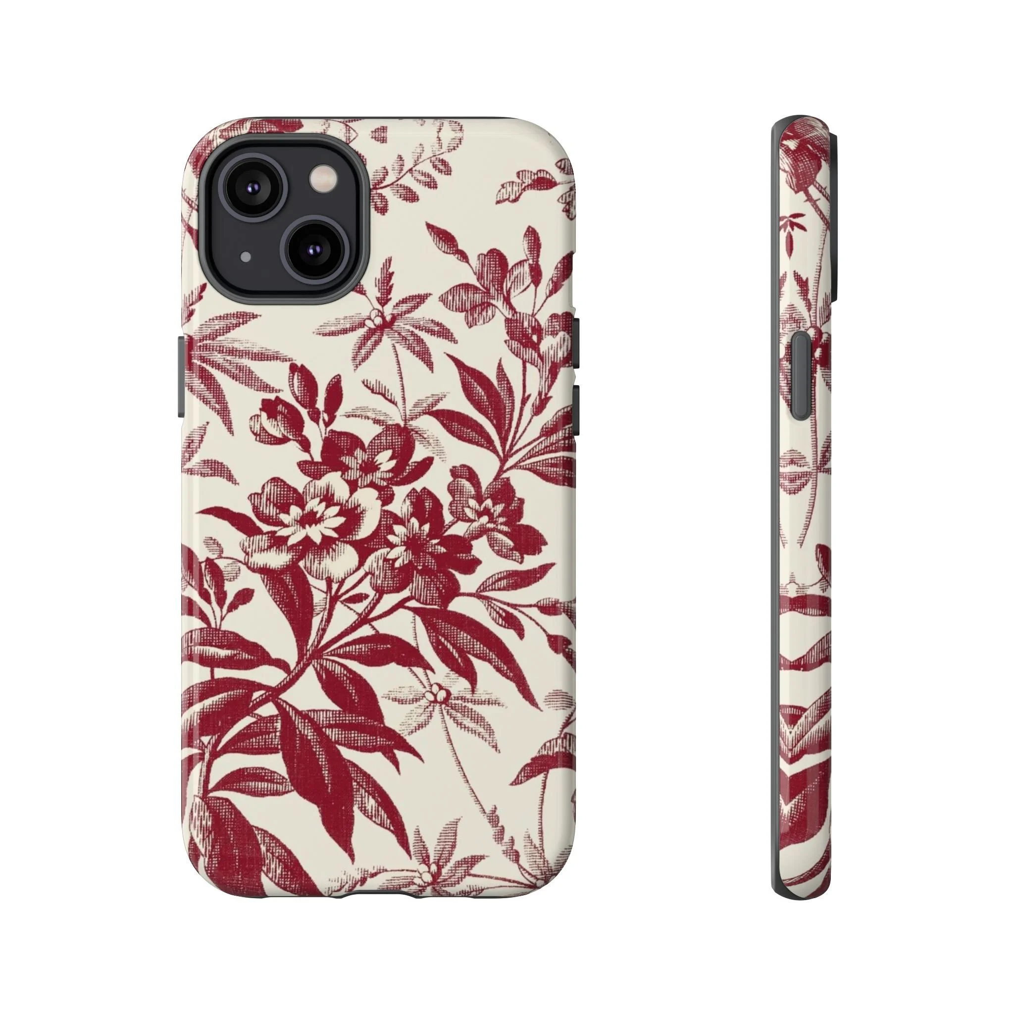 Crimson Bloom Elegance | Tough Phone Case