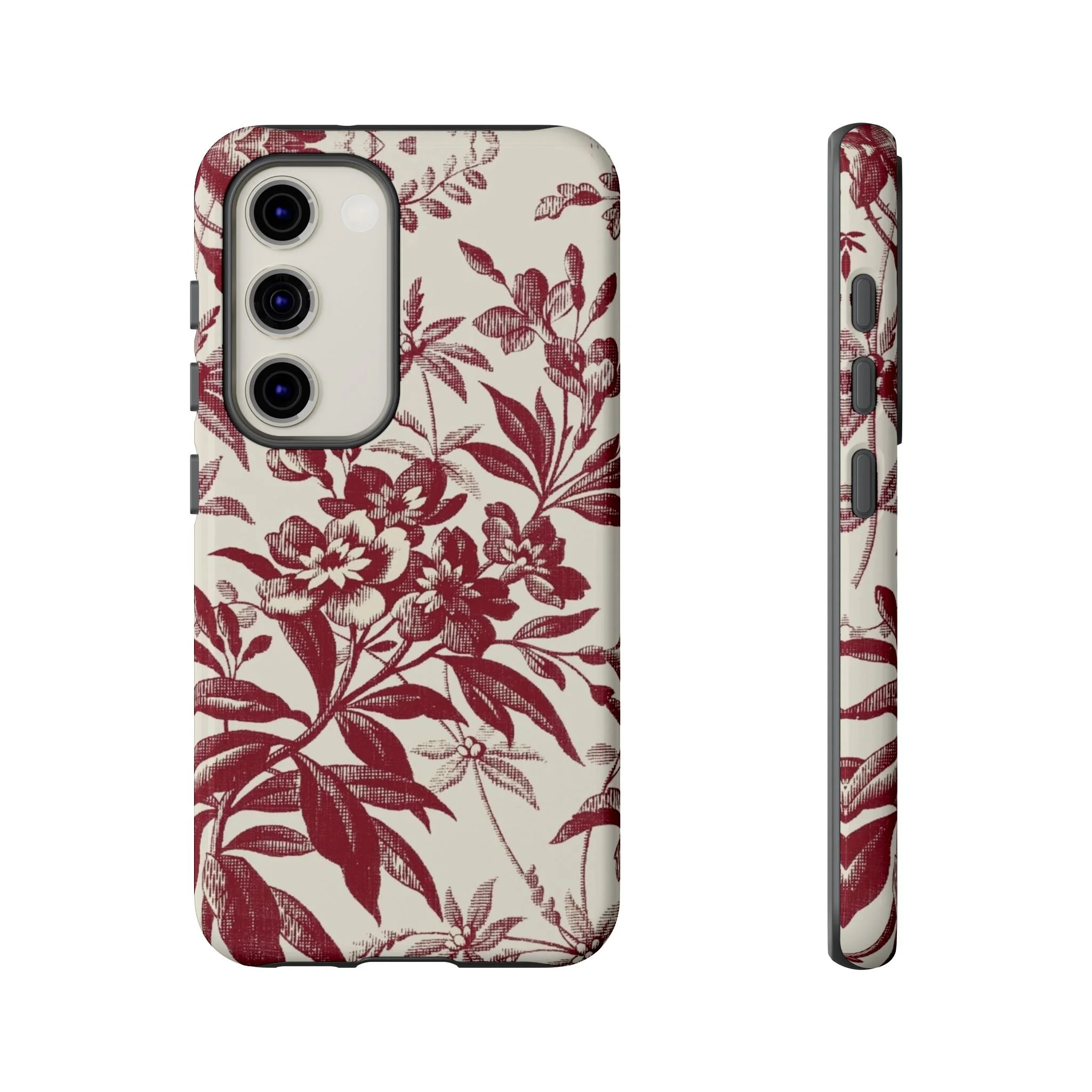 Crimson Bloom Elegance | Tough Phone Case