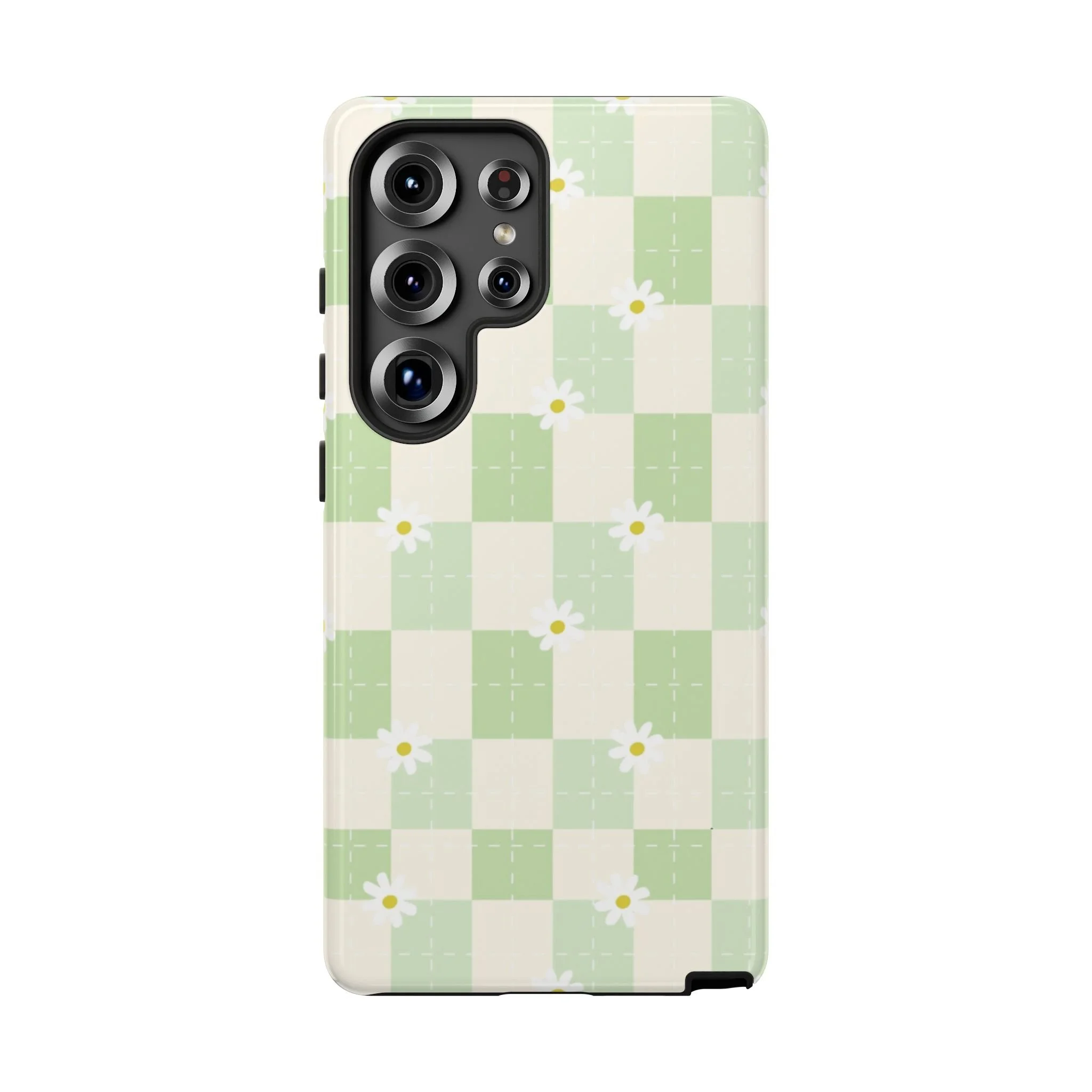 Pastel Daisy Checkered Pattern | Tough Phone Case