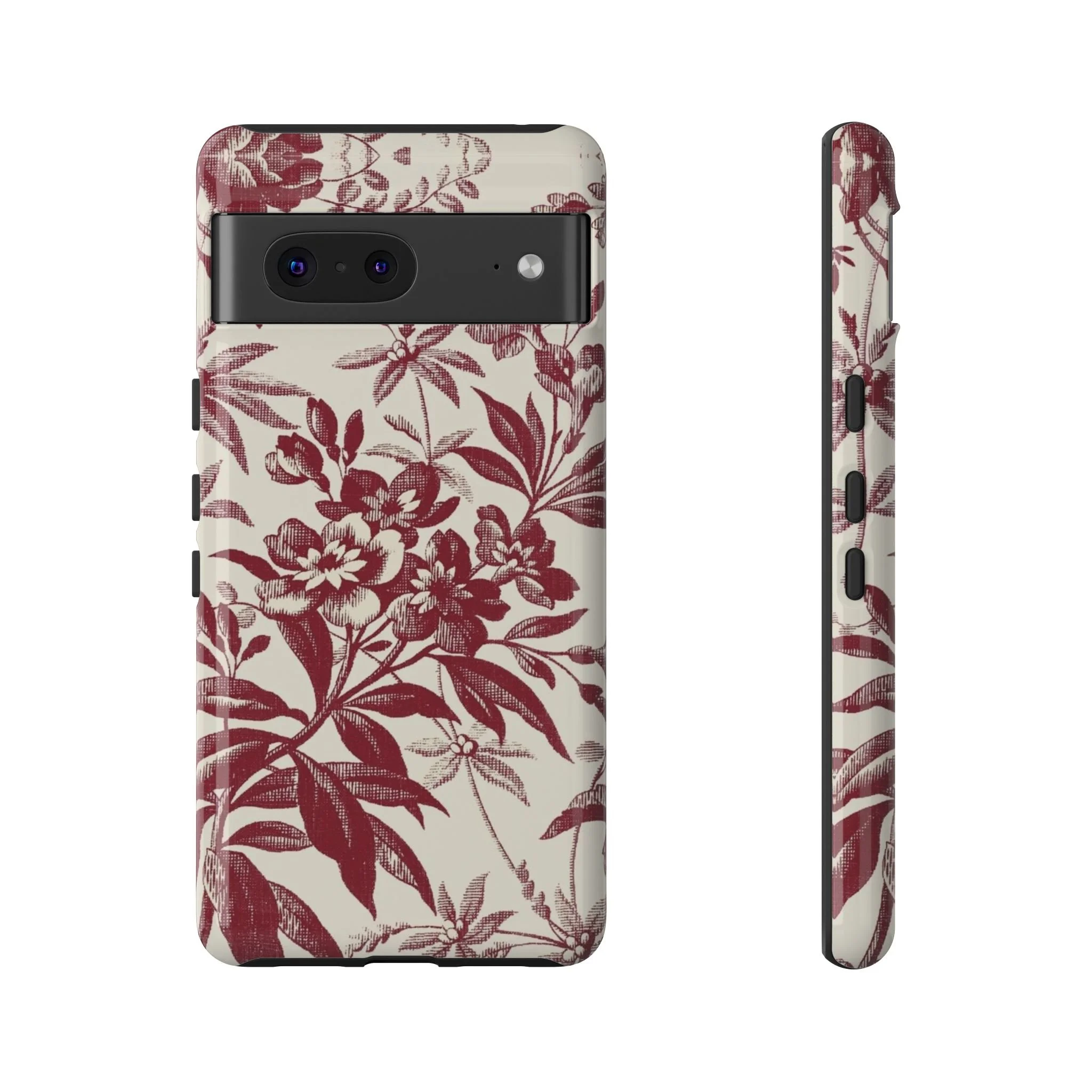 Crimson Bloom Elegance | Tough Phone Case
