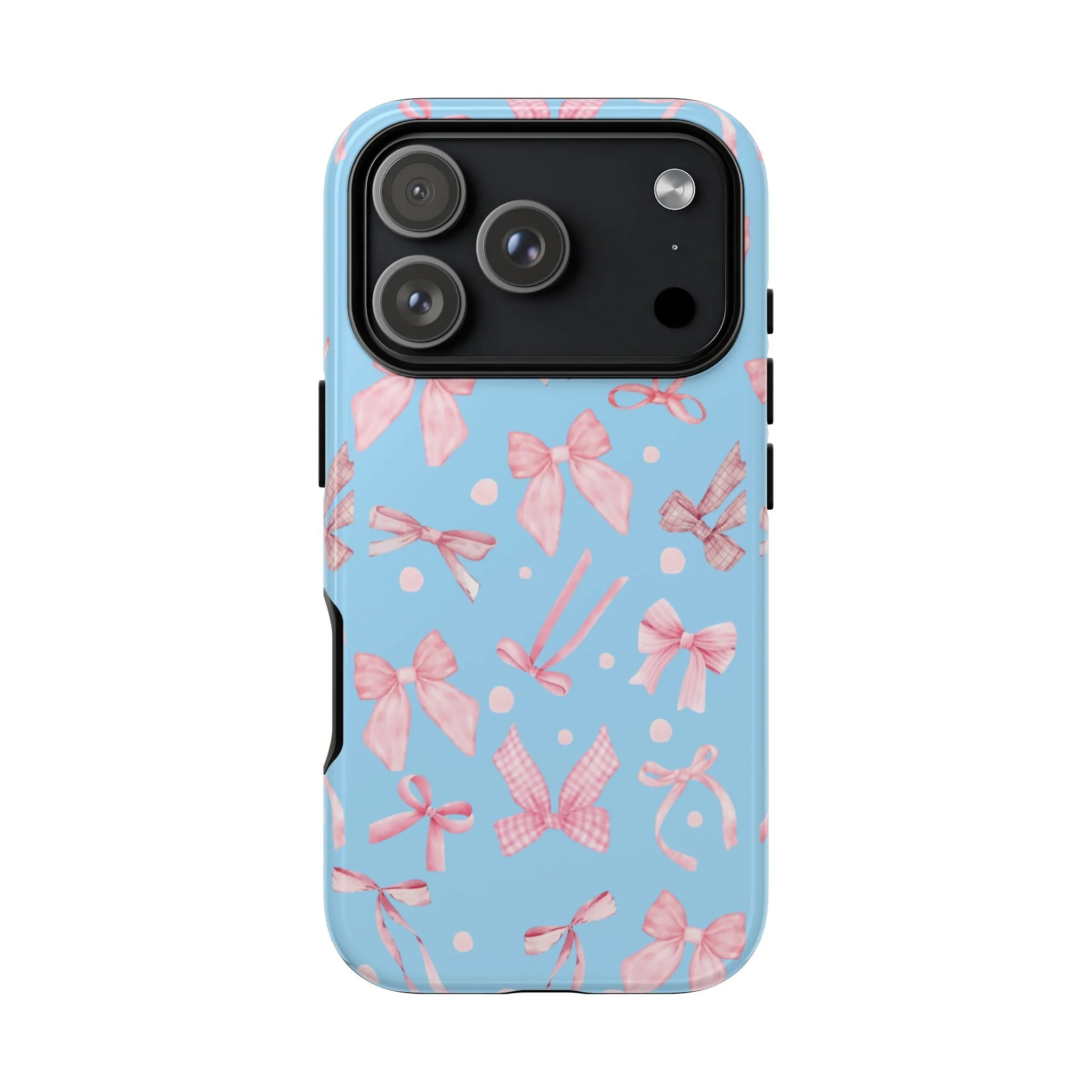 SkyBlue Bows | Tough Phone Case