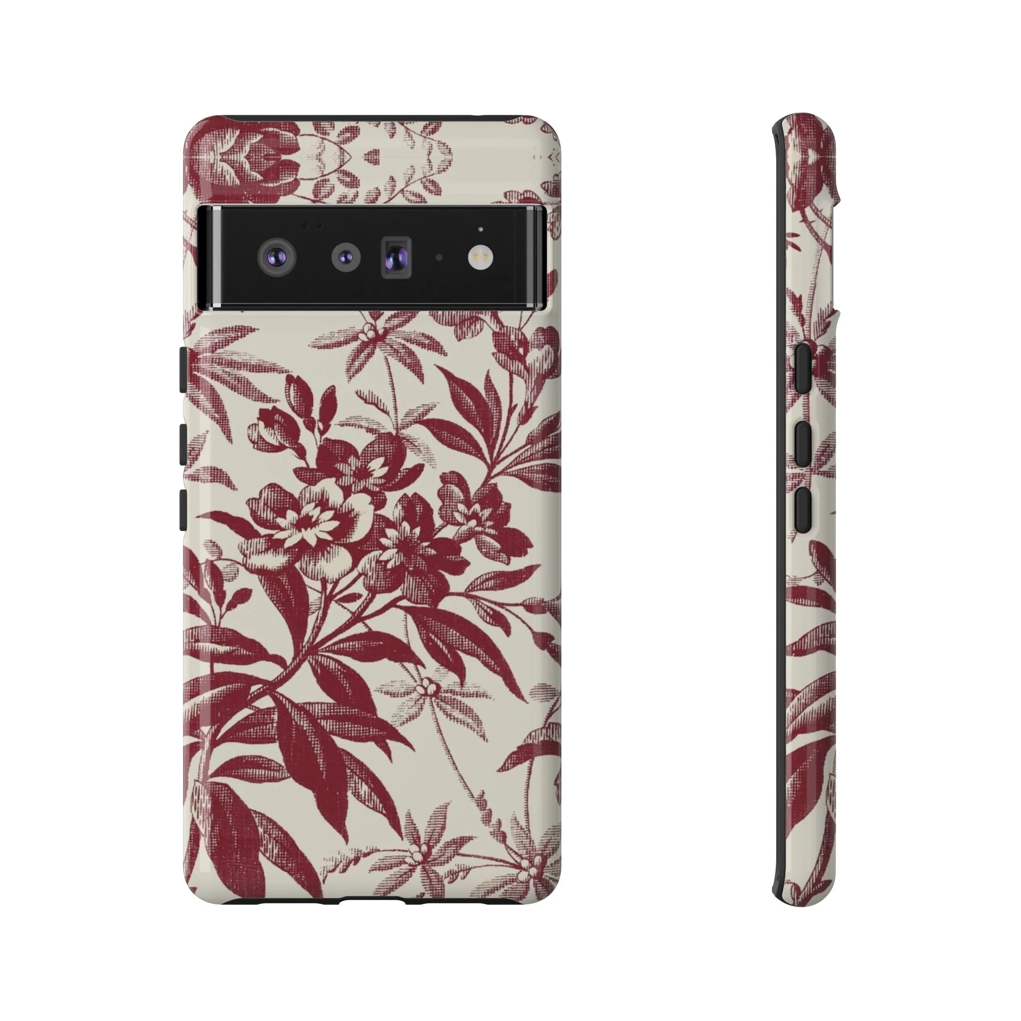 Crimson Bloom Elegance | Tough Phone Case