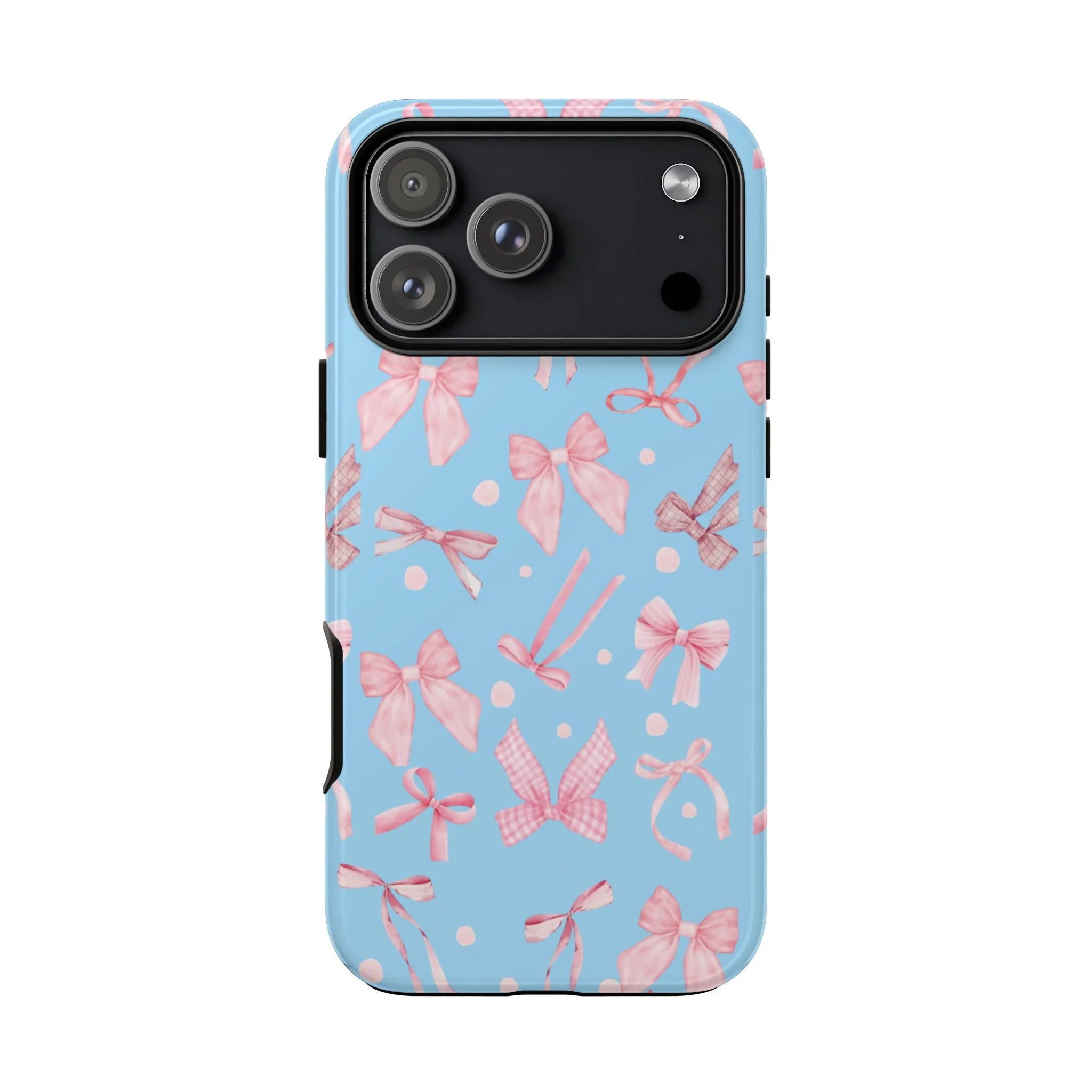 SkyBlue Bows | Tough Phone Case