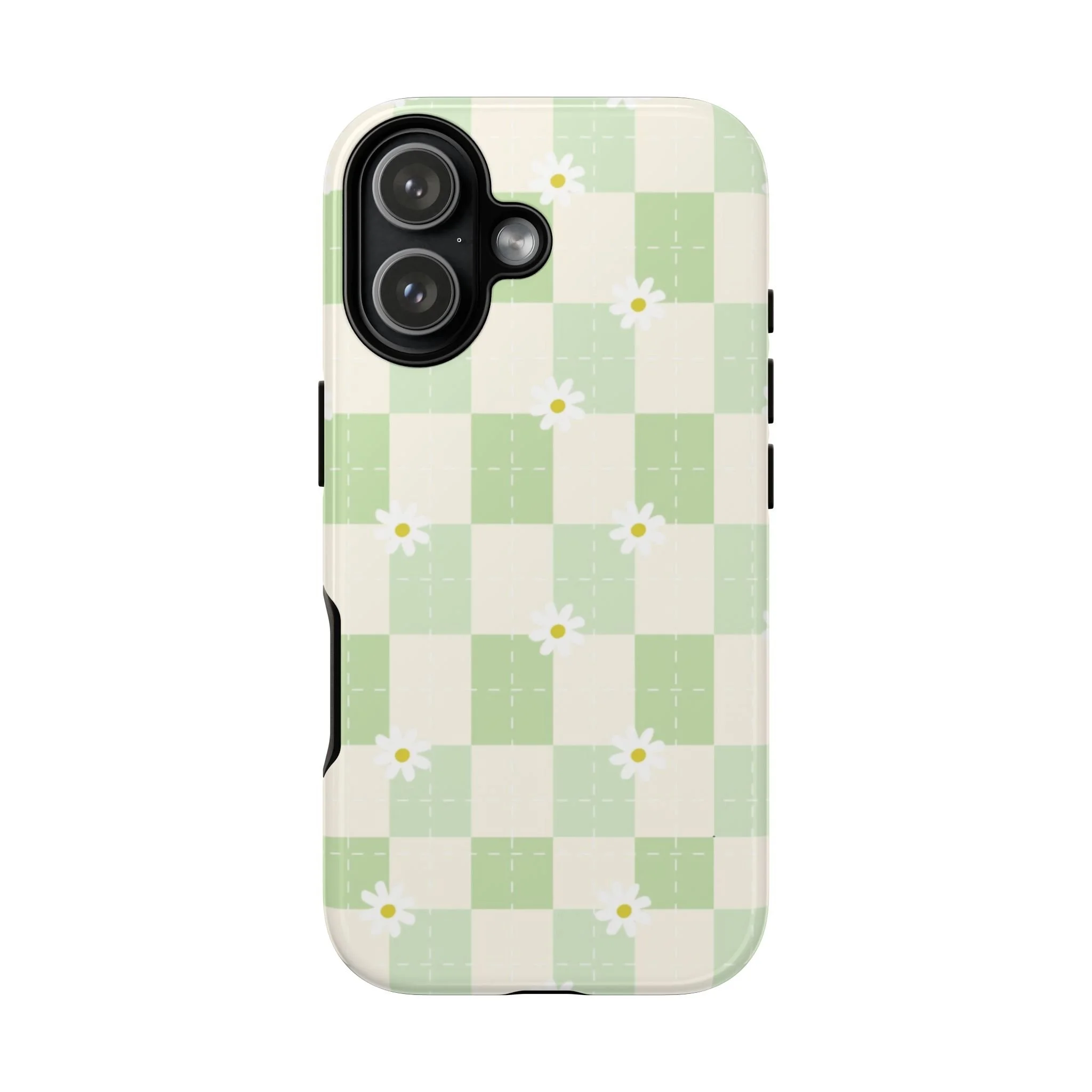 Pastel Daisy Checkered Pattern | Tough Phone Case