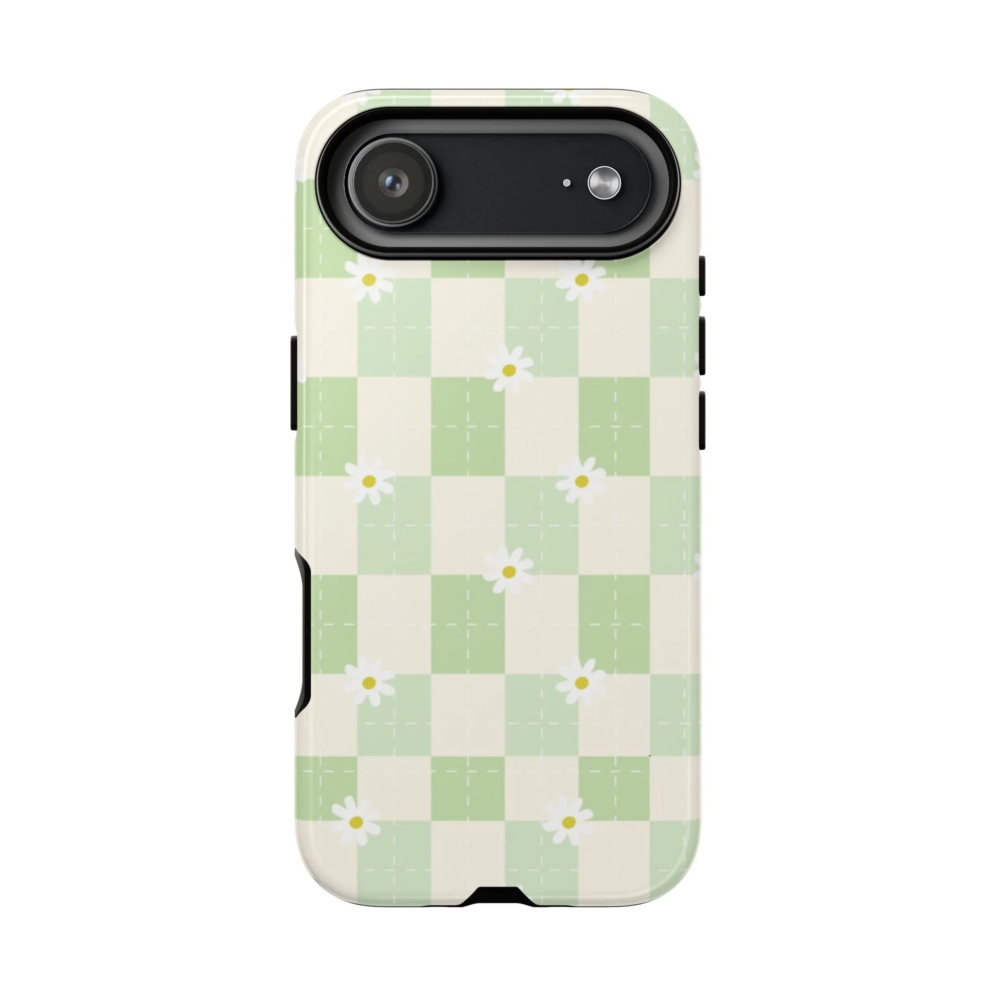 Pastel Daisy Checkered Pattern | Tough Phone Case