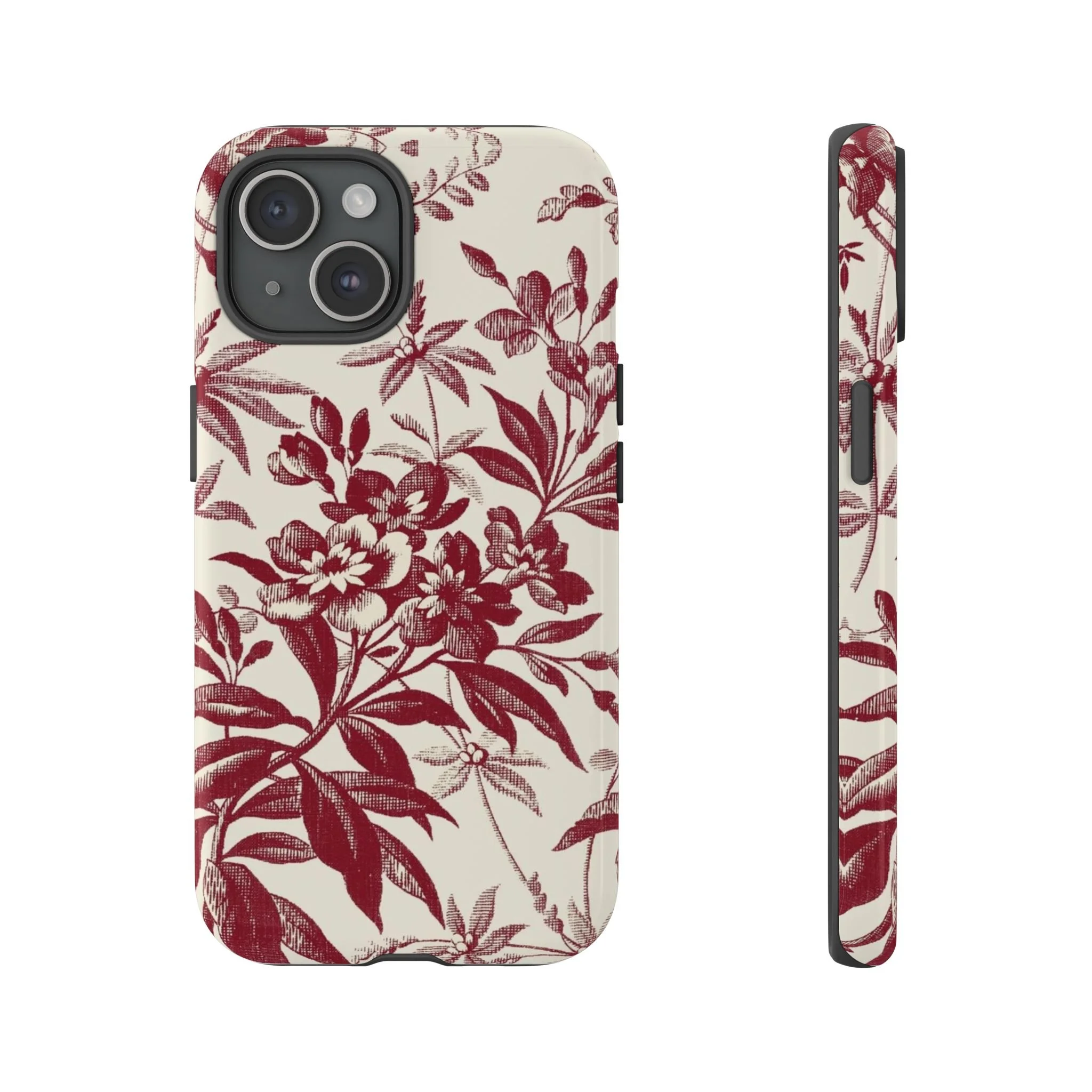 Crimson Bloom Elegance | Tough Phone Case