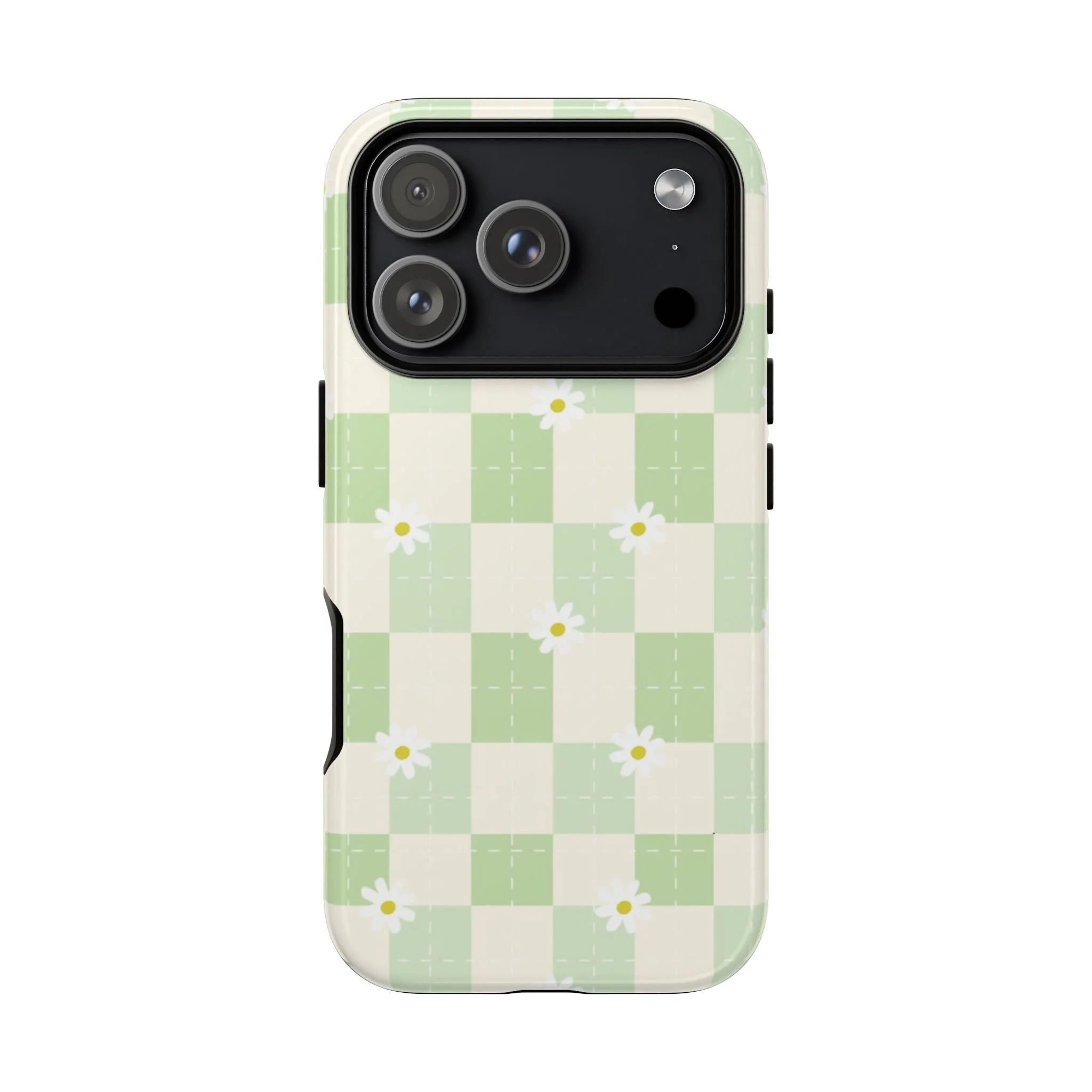 Pastel Daisy Checkered Pattern | Tough Phone Case