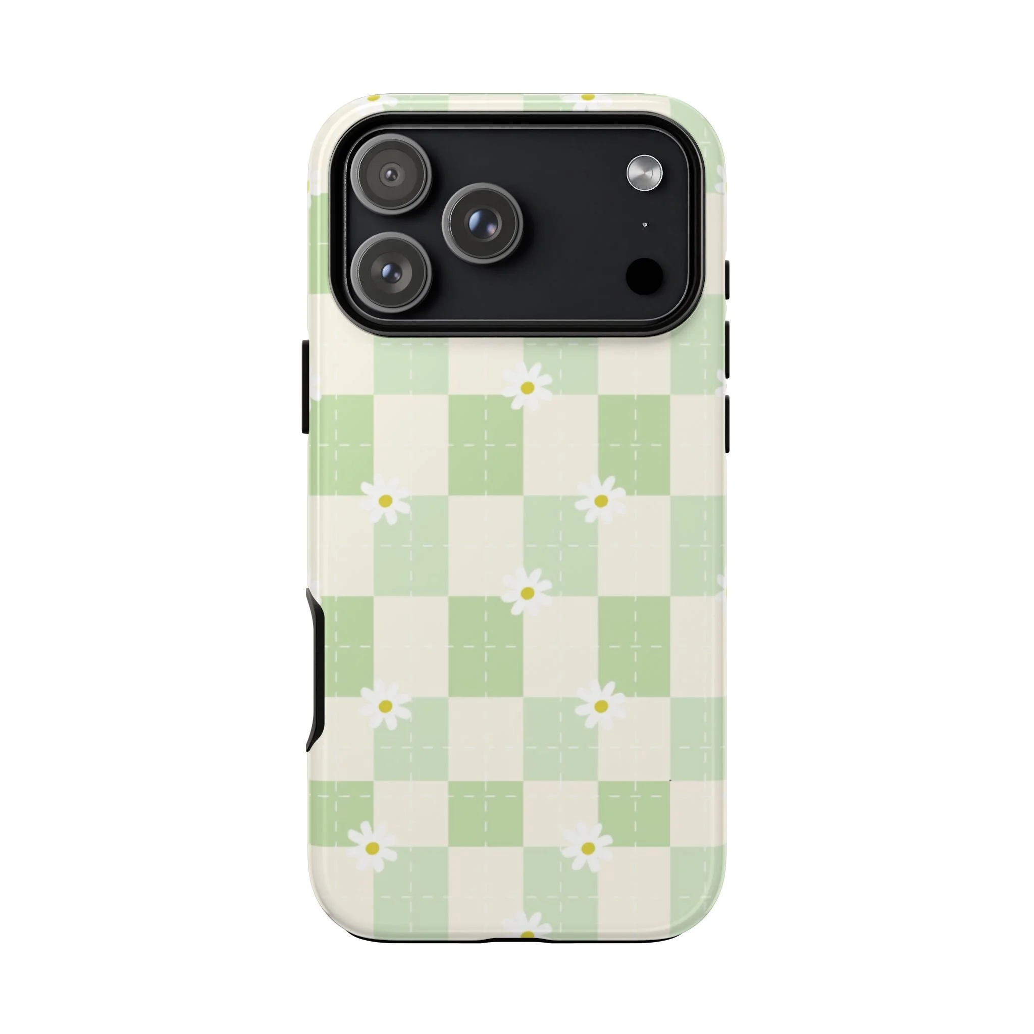 Pastel Daisy Checkered Pattern | Tough Phone Case