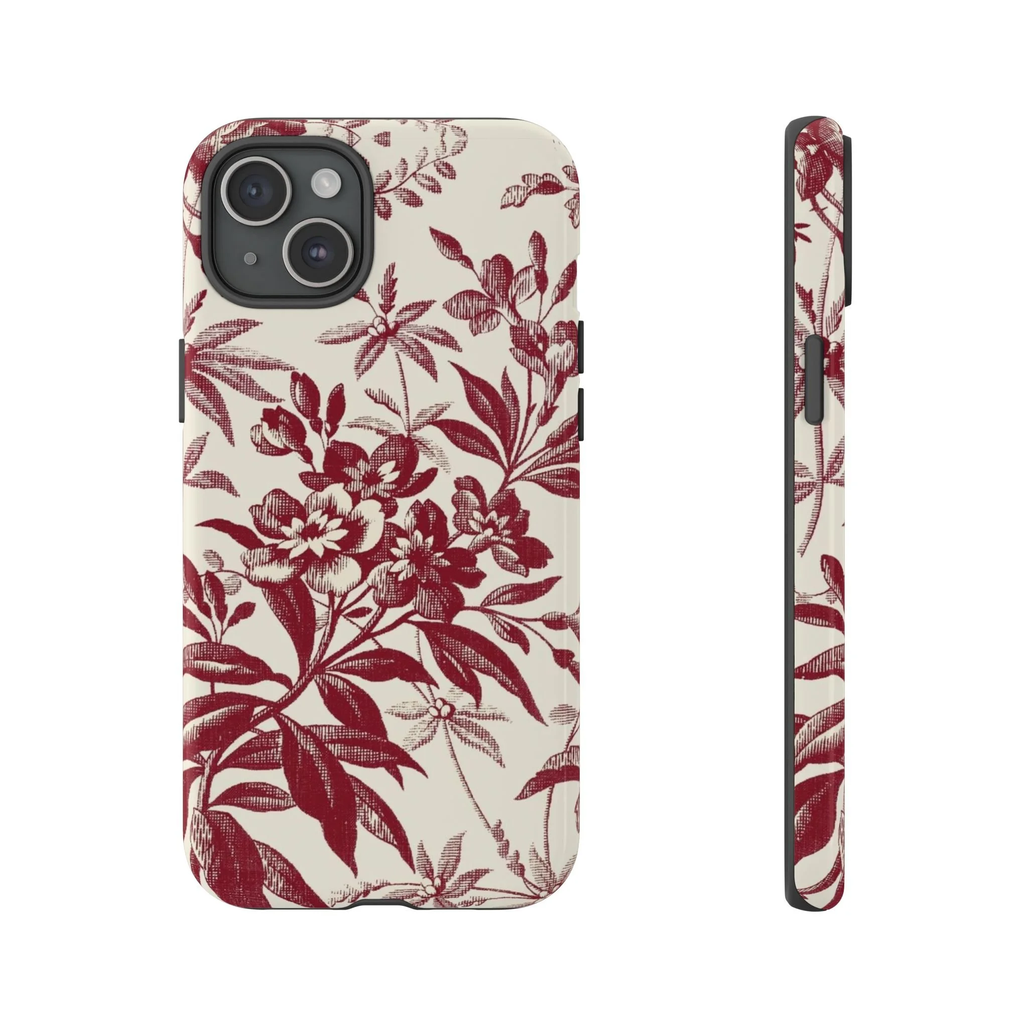 Crimson Bloom Elegance | Tough Phone Case