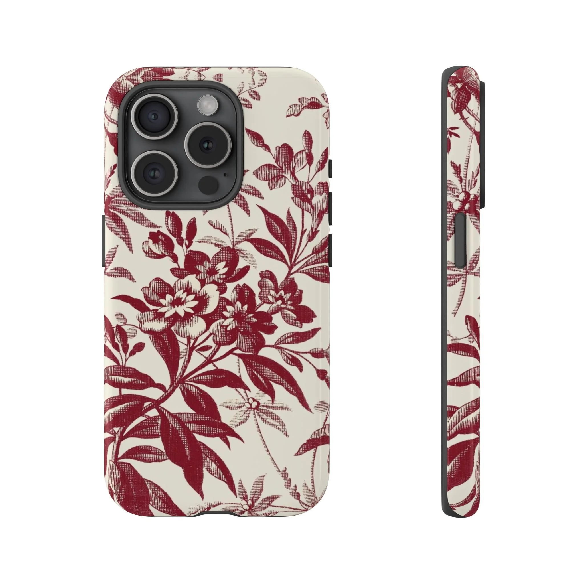 Crimson Bloom Elegance | Tough Phone Case