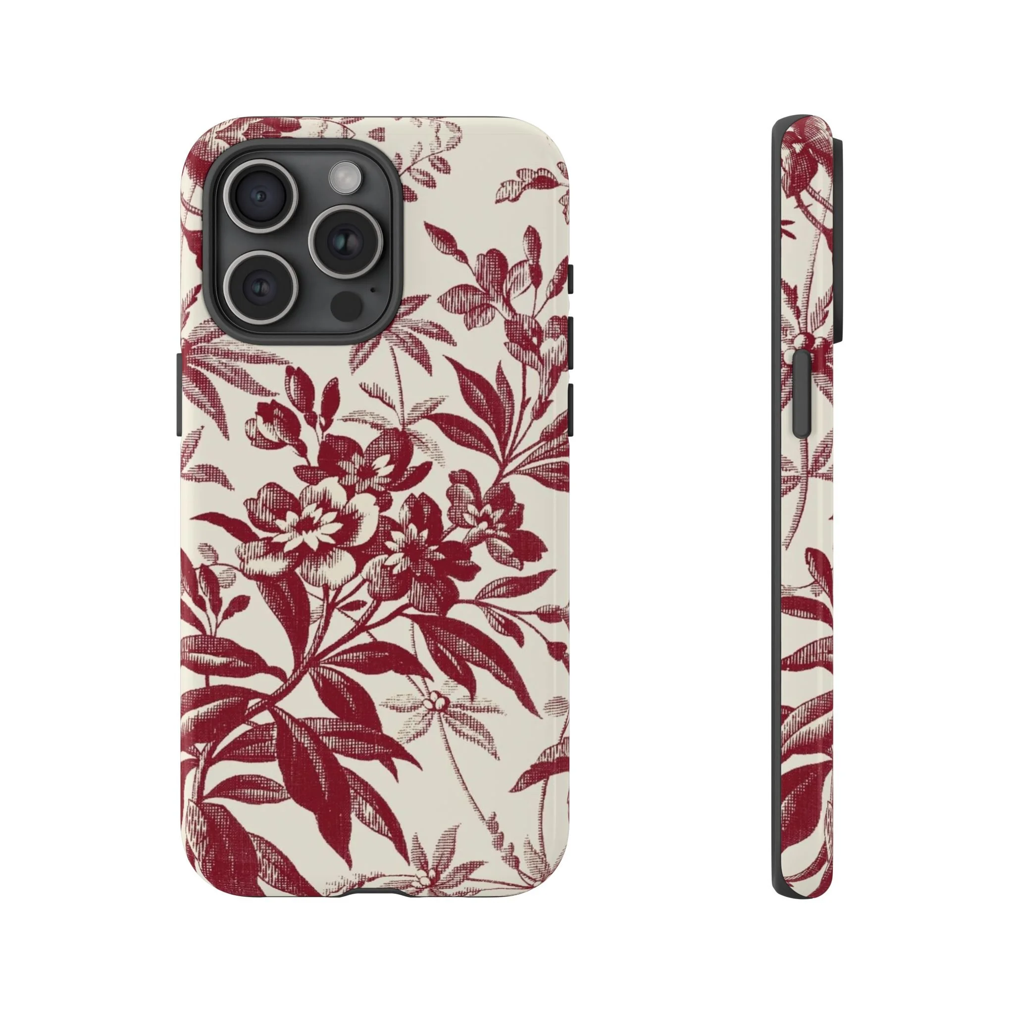 Crimson Bloom Elegance | Tough Phone Case