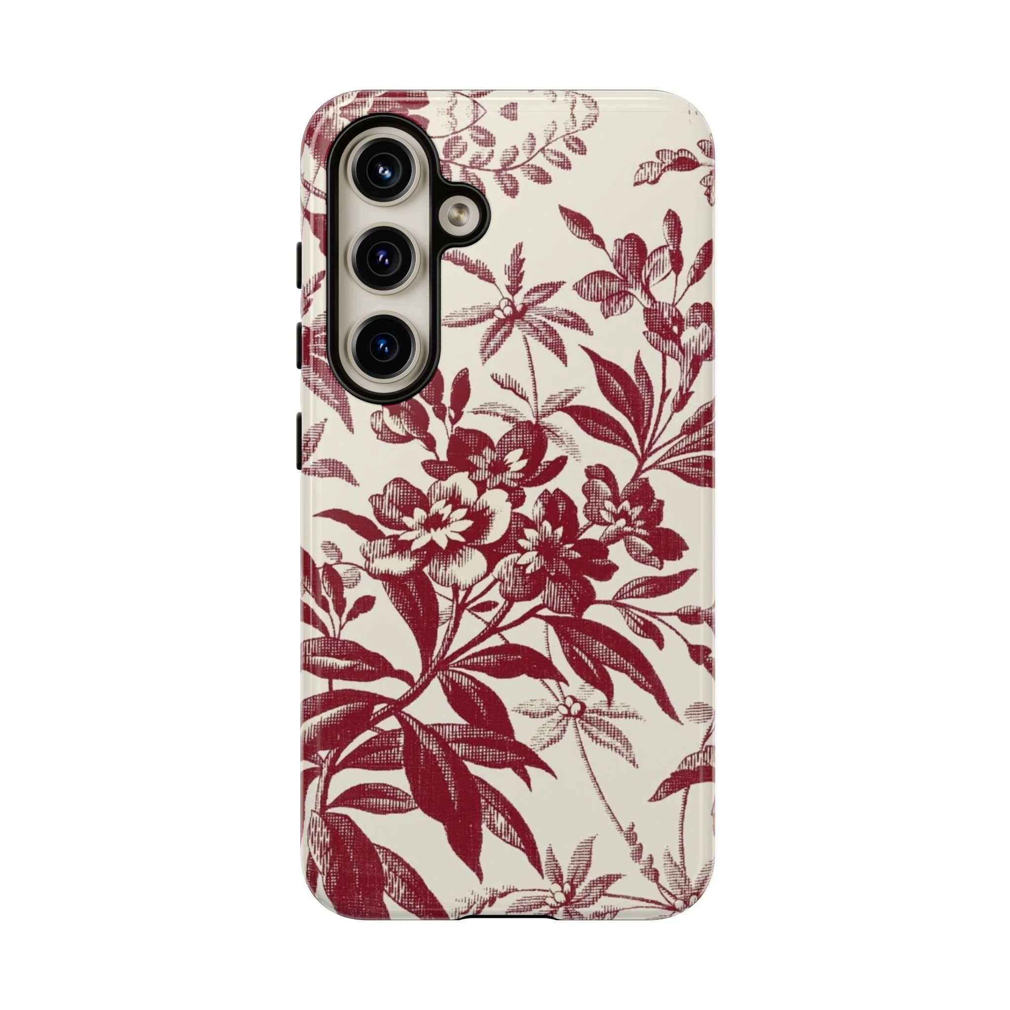 Crimson Bloom Elegance | Tough Phone Case