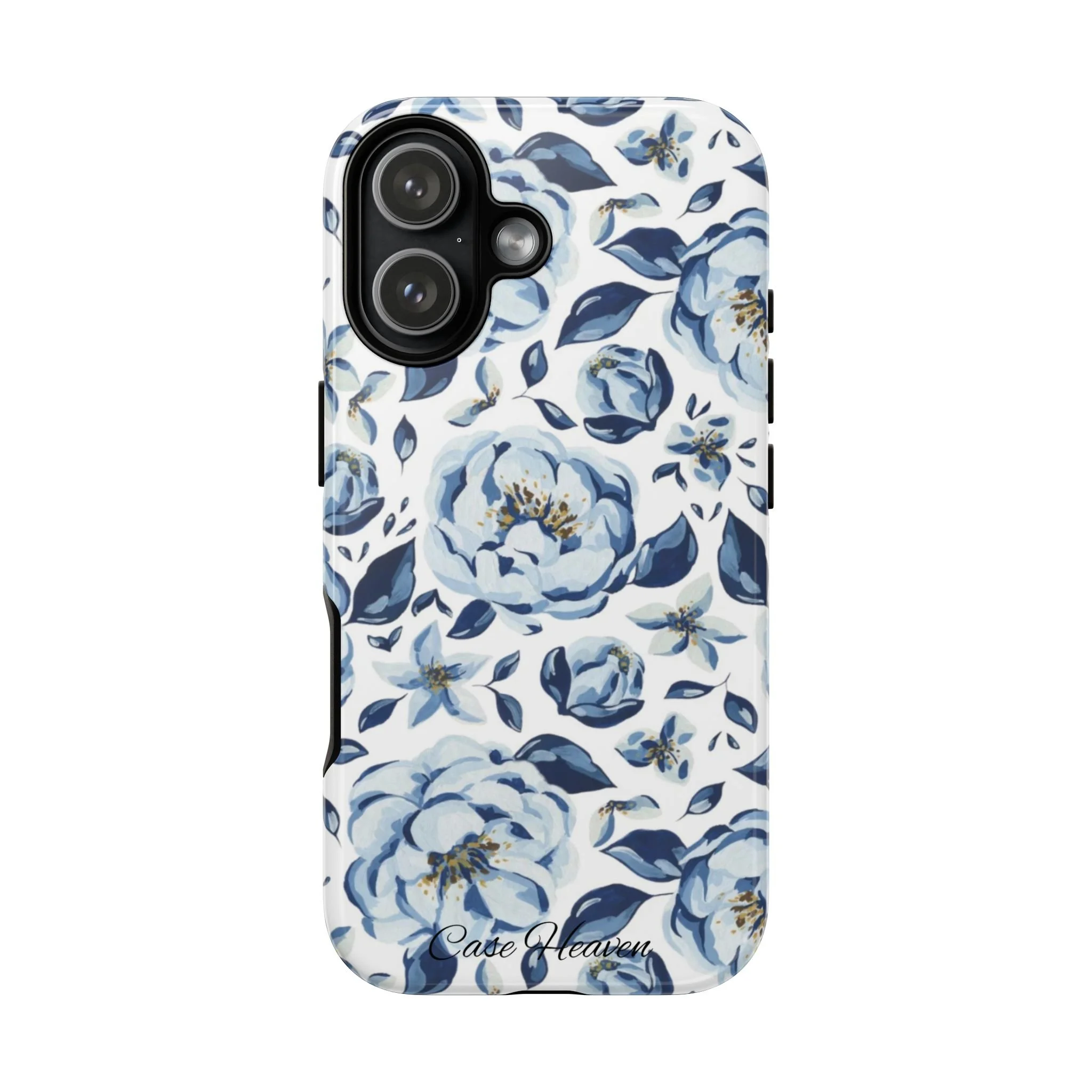 Elegant Blue Peony | Tough Phone Case